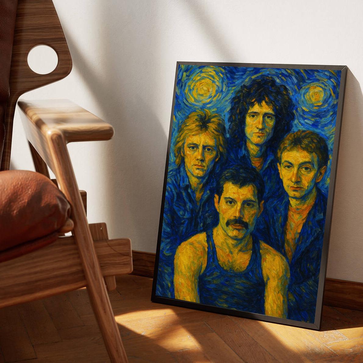 Queen Starry Night Inspired poster sfeerbeeld 3