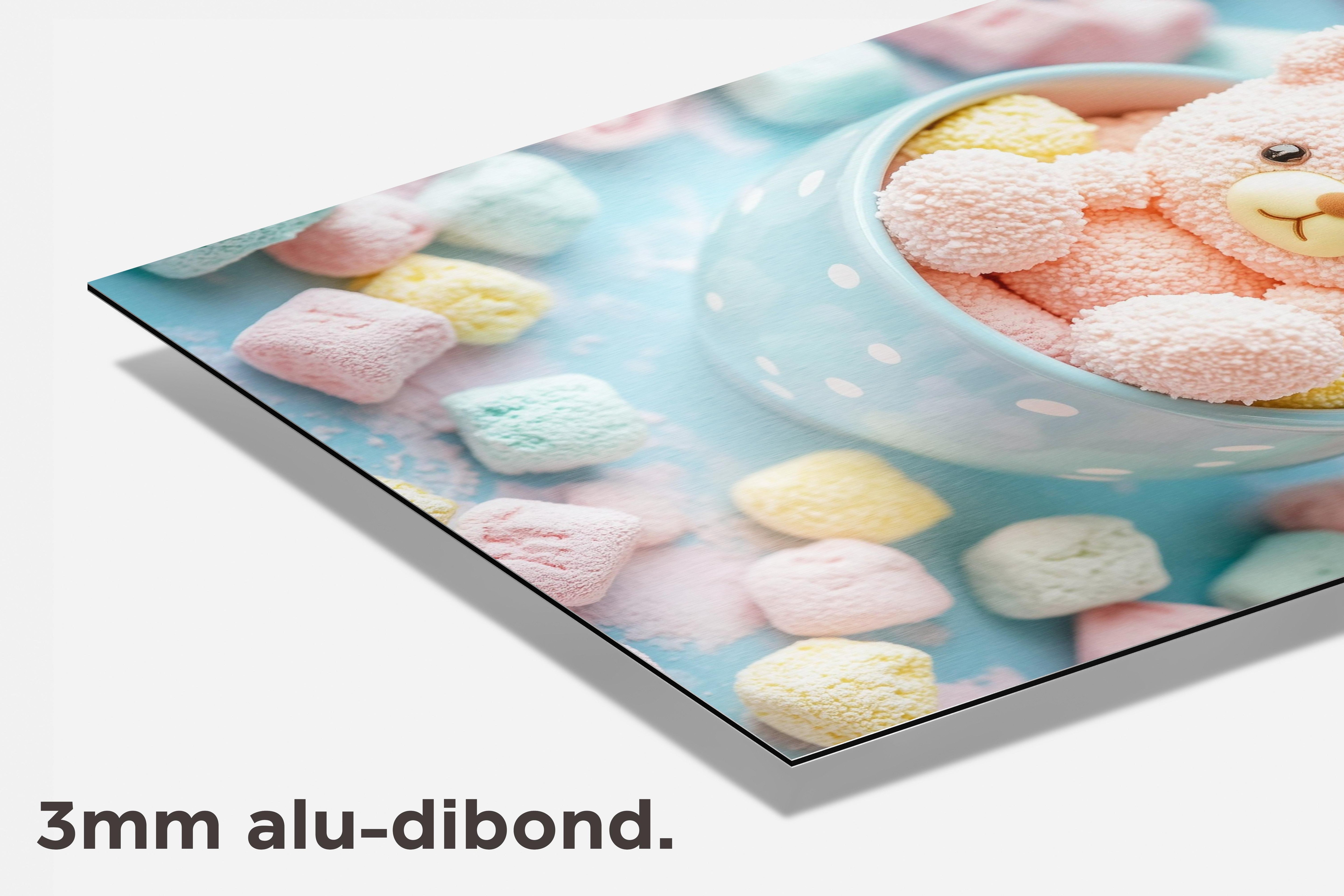 Beer Marshmallow dibond detail