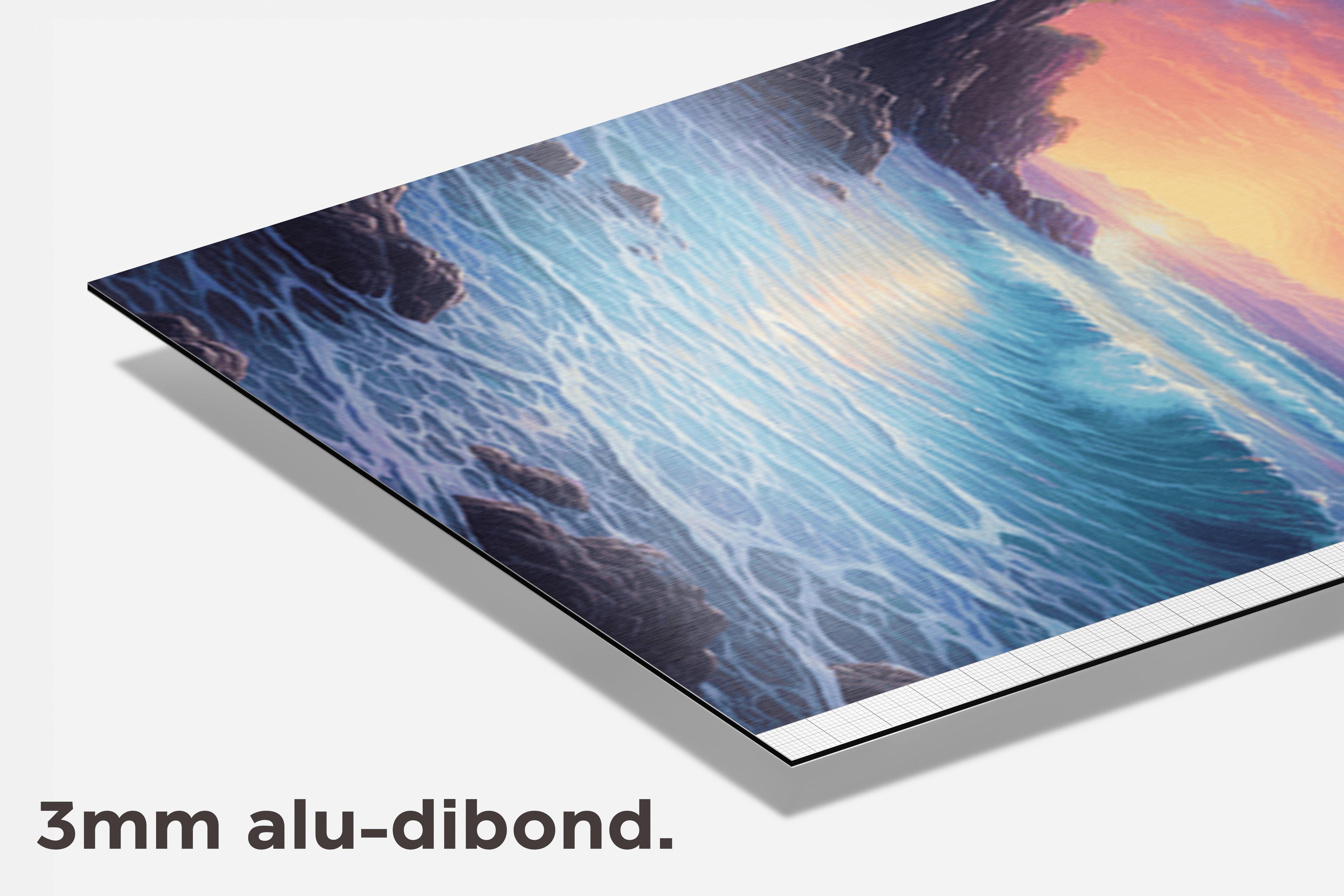 Zee Oceaan dibond detail