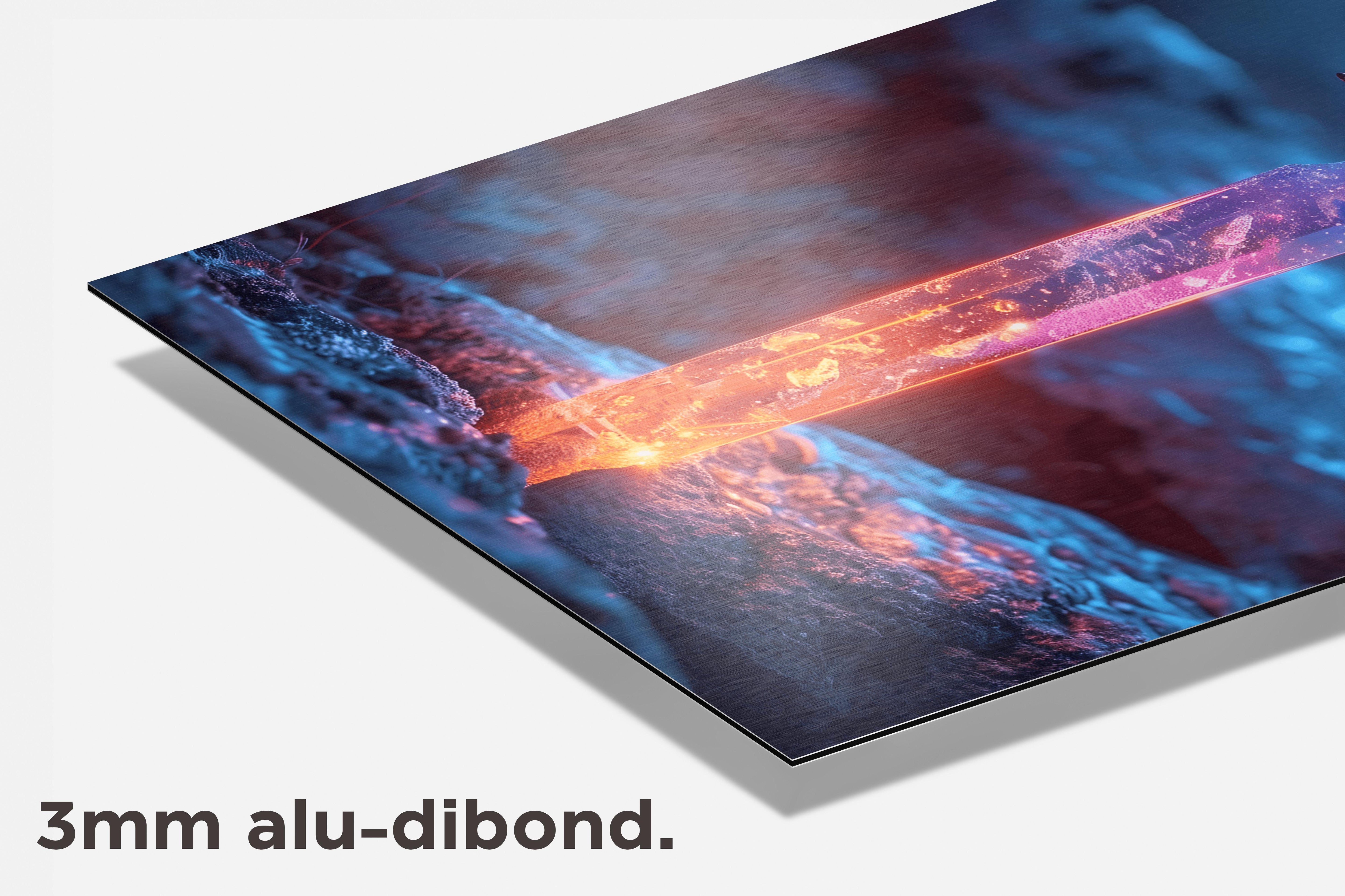 Magisch Zwaard dibond detail