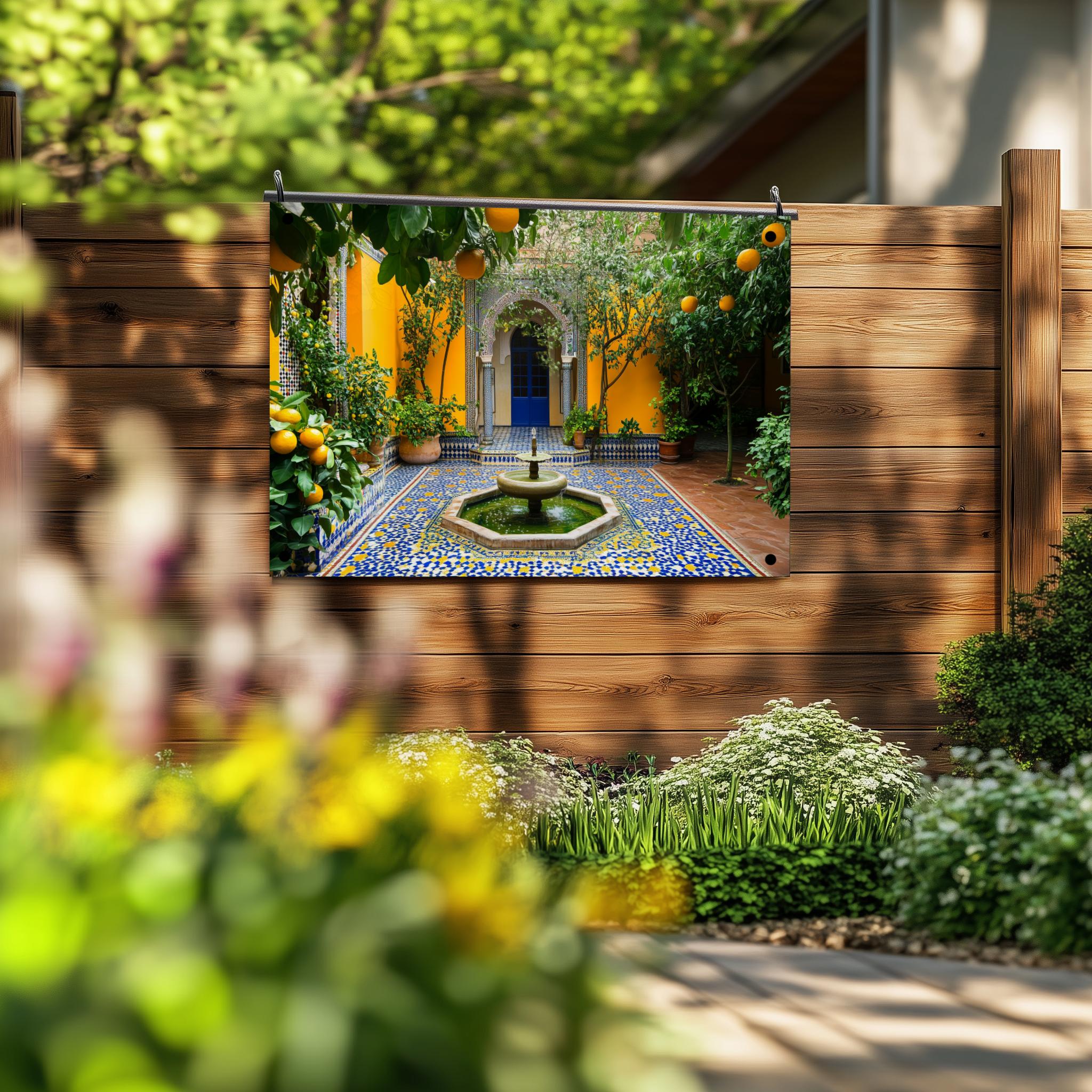 Tuinposter Marokko sfeerbeeld 2