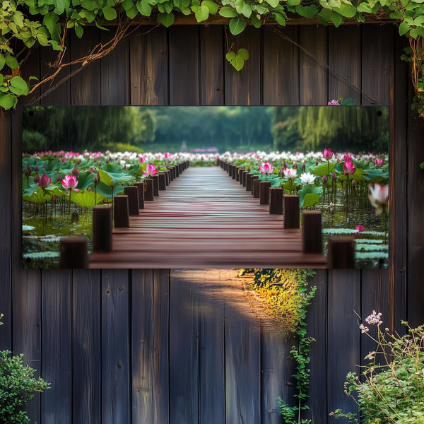 Tuinposter Lotus poster