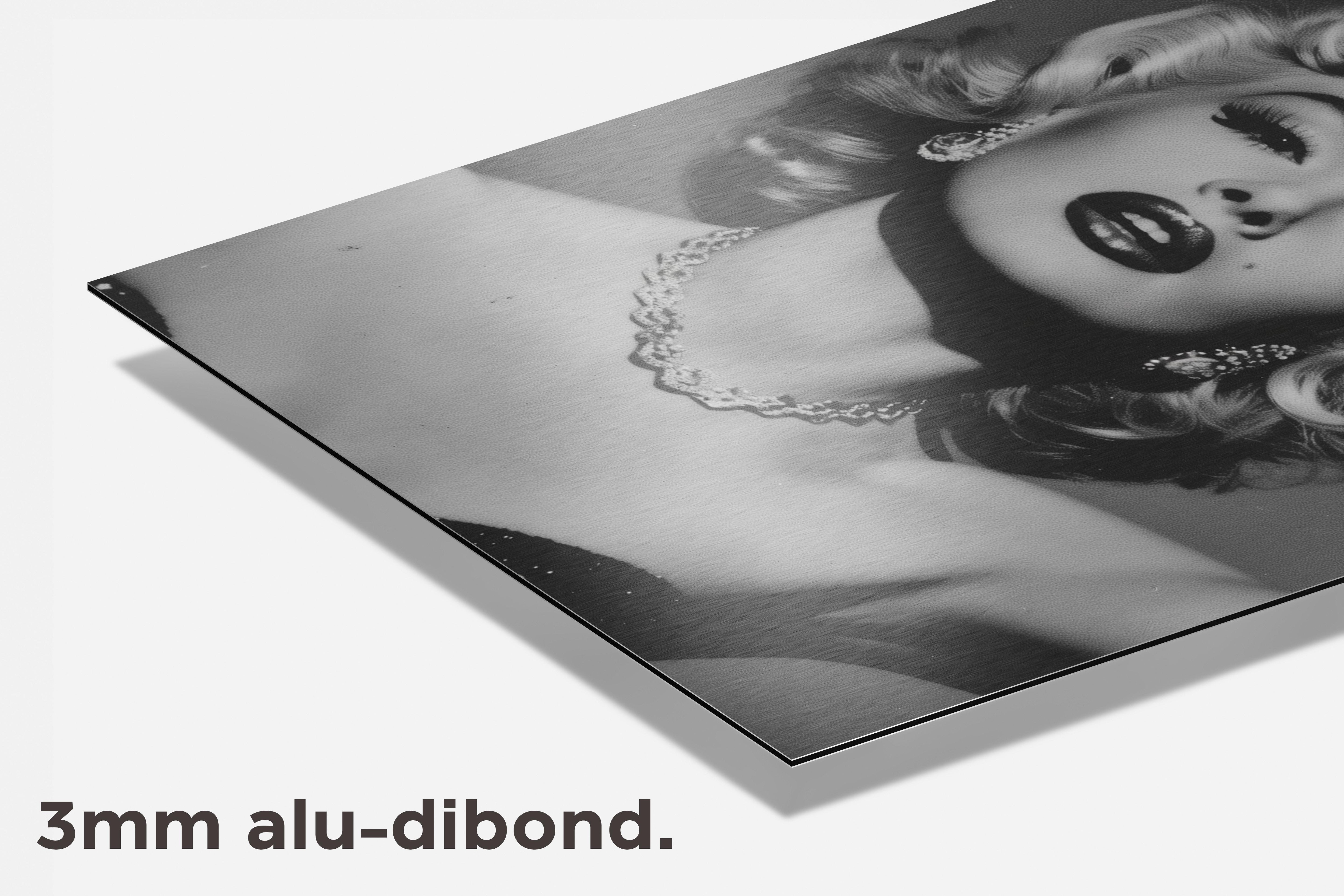 Marilyn Monroe Sieraden dibond detail
