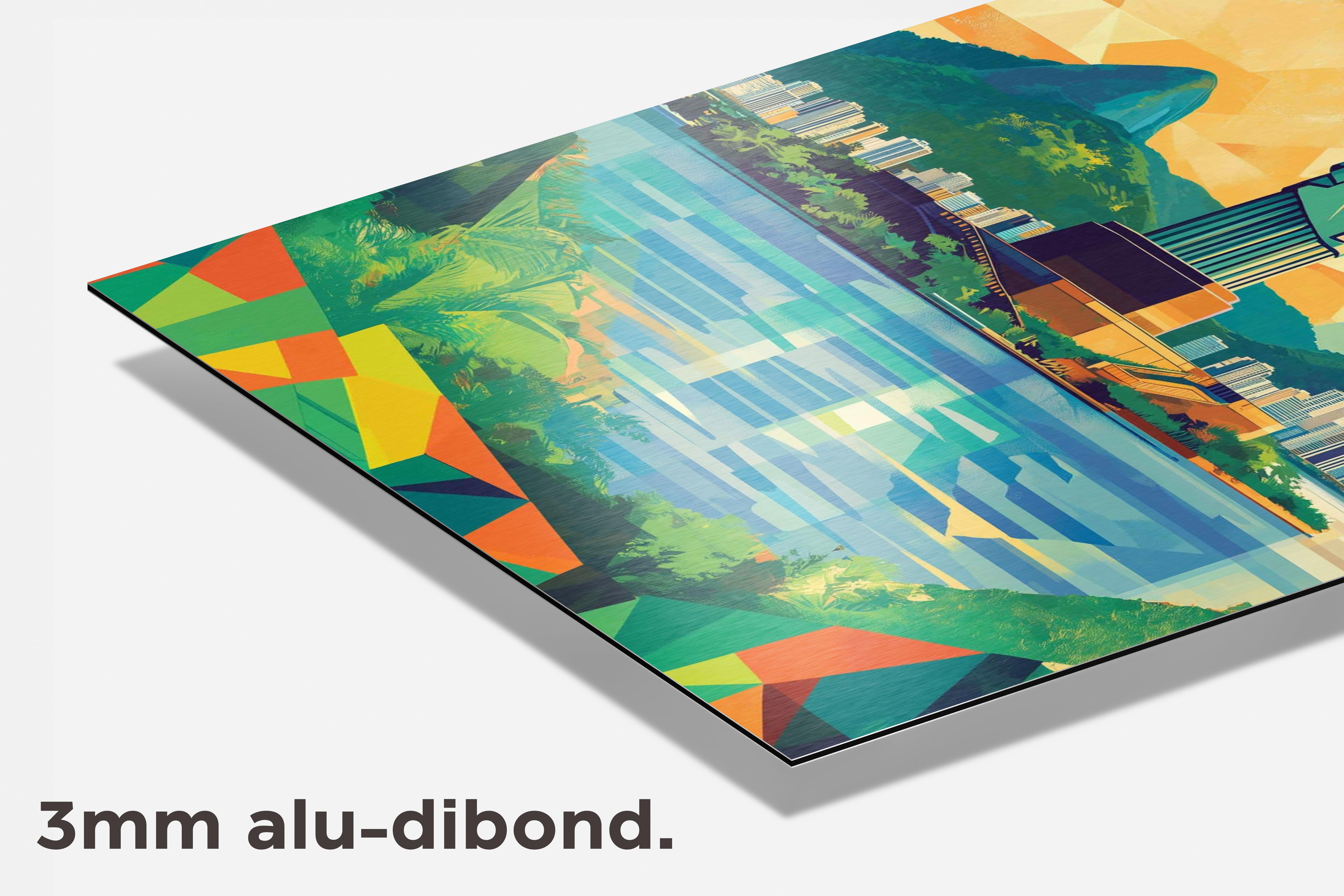 Rio de Janeiro dibond detail