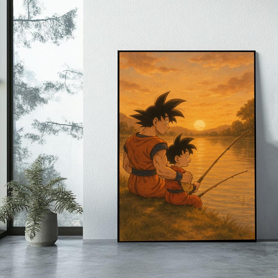 Goku Goten Dragon Ball poster sfeerbeeld 1
