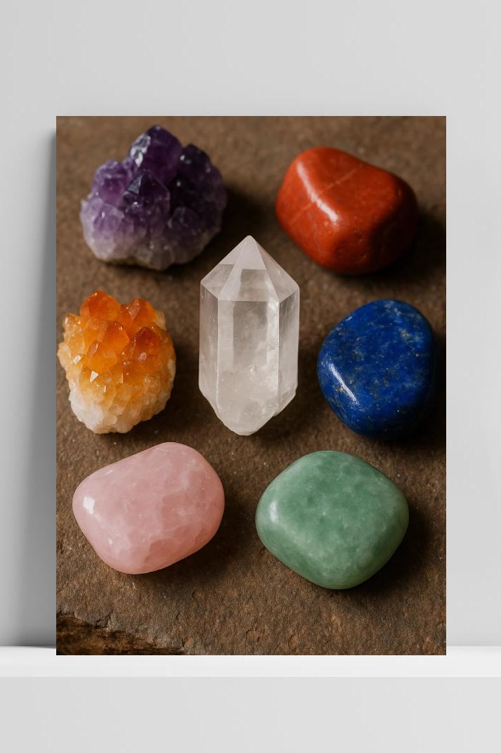 Crystals Gemstones poster van 25 Artstreet