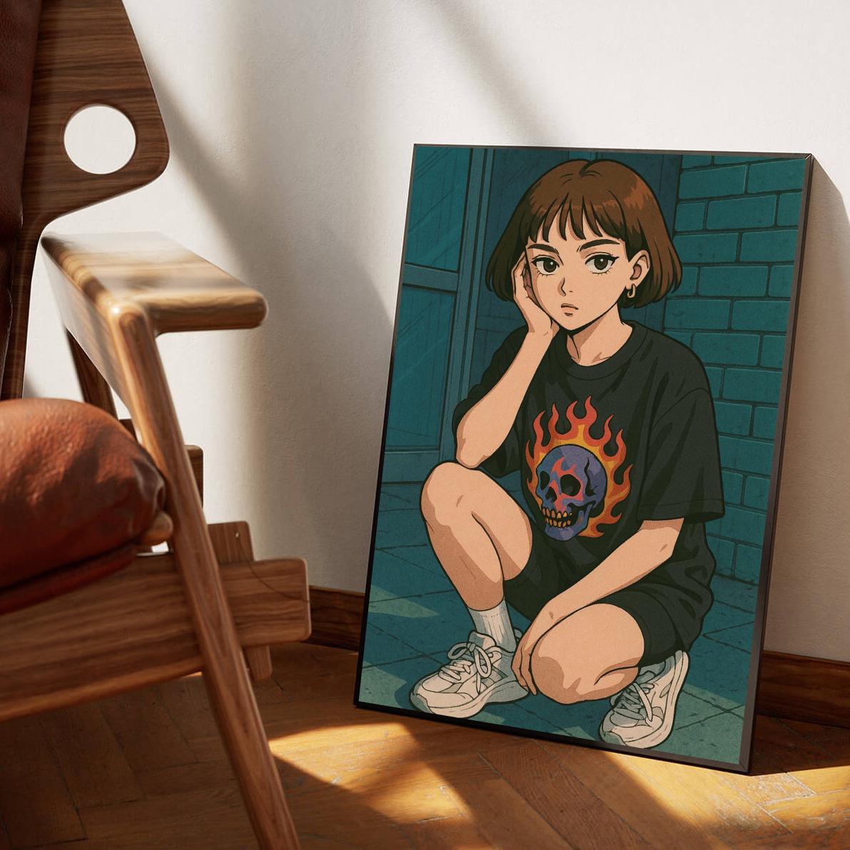 Girl Anime poster sfeerbeeld 1