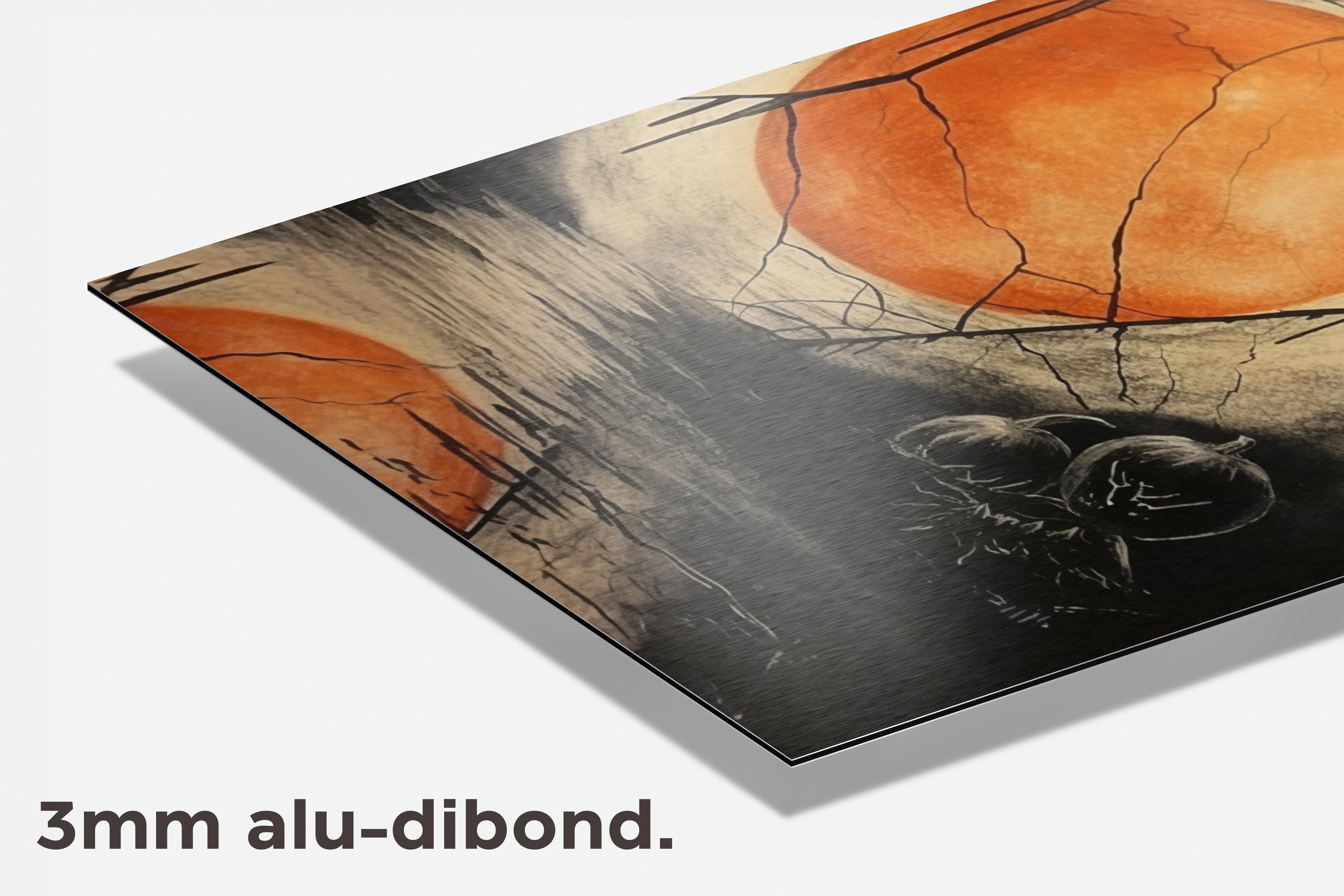 Halloween Abstract Zon dibond detail