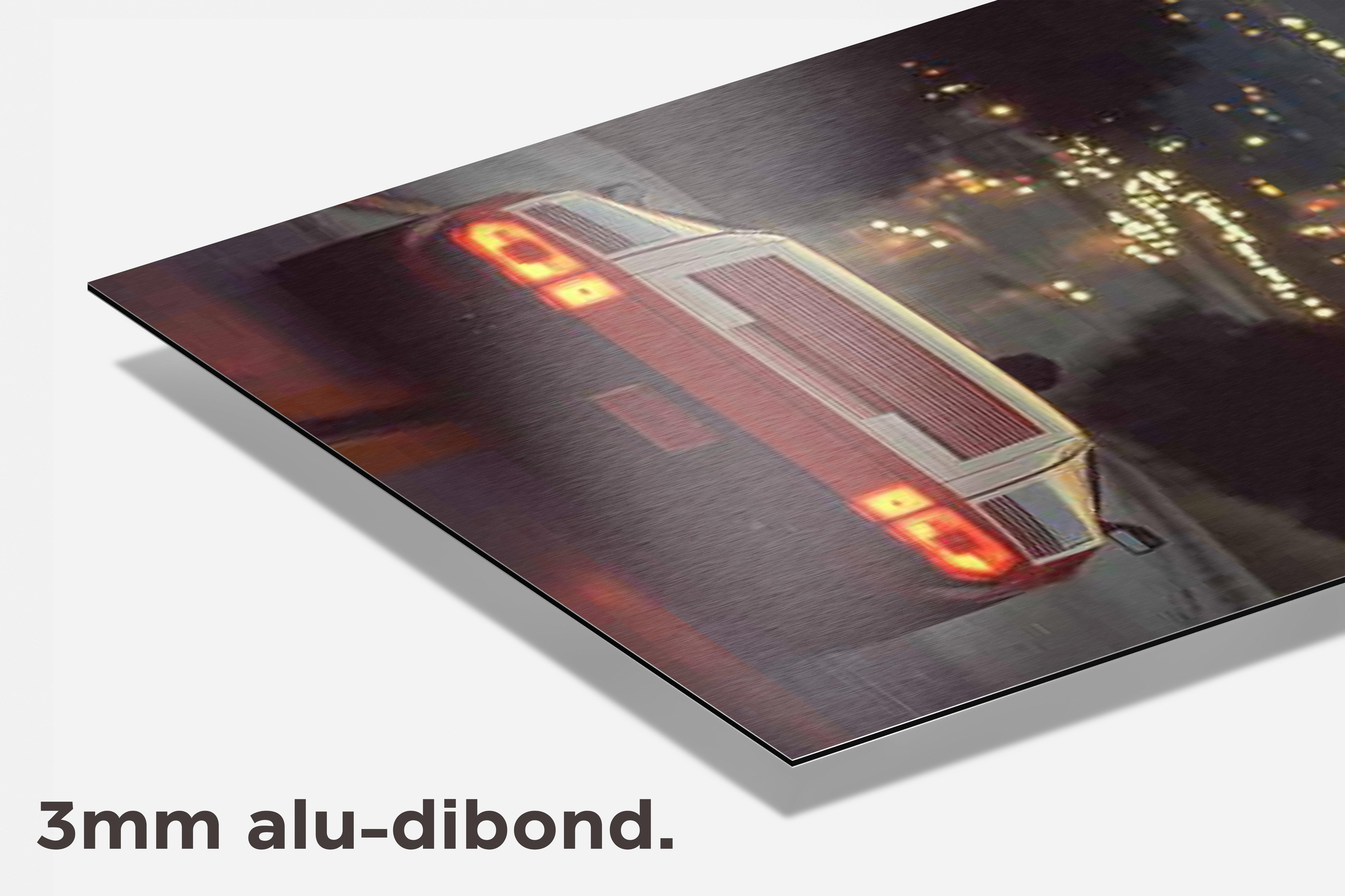 Lamborghini Countach dibond detail