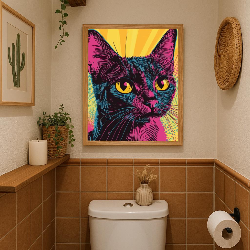 Pop Art Cat poster sfeerbeeld 2
