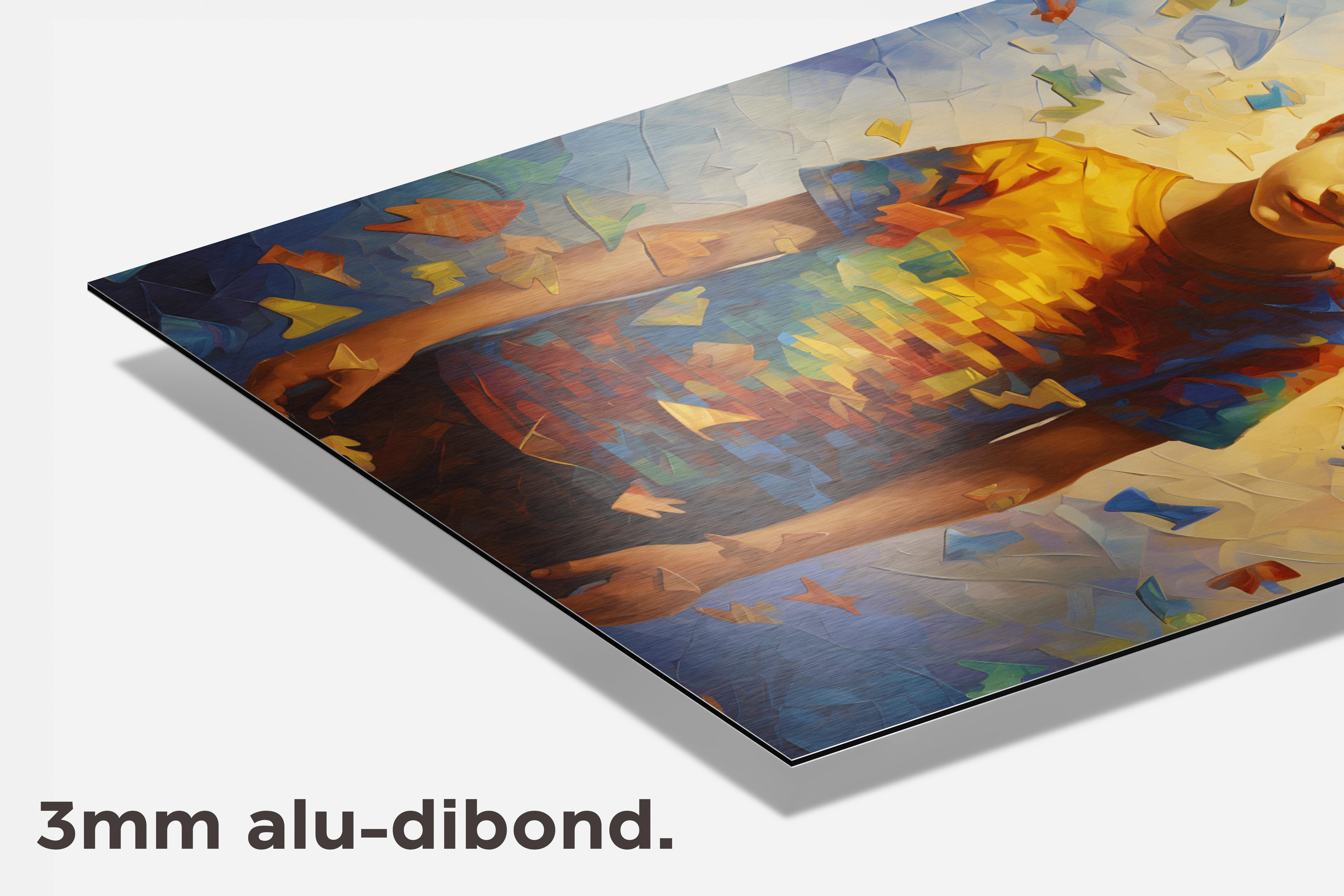 Autisme in Kleur dibond detail