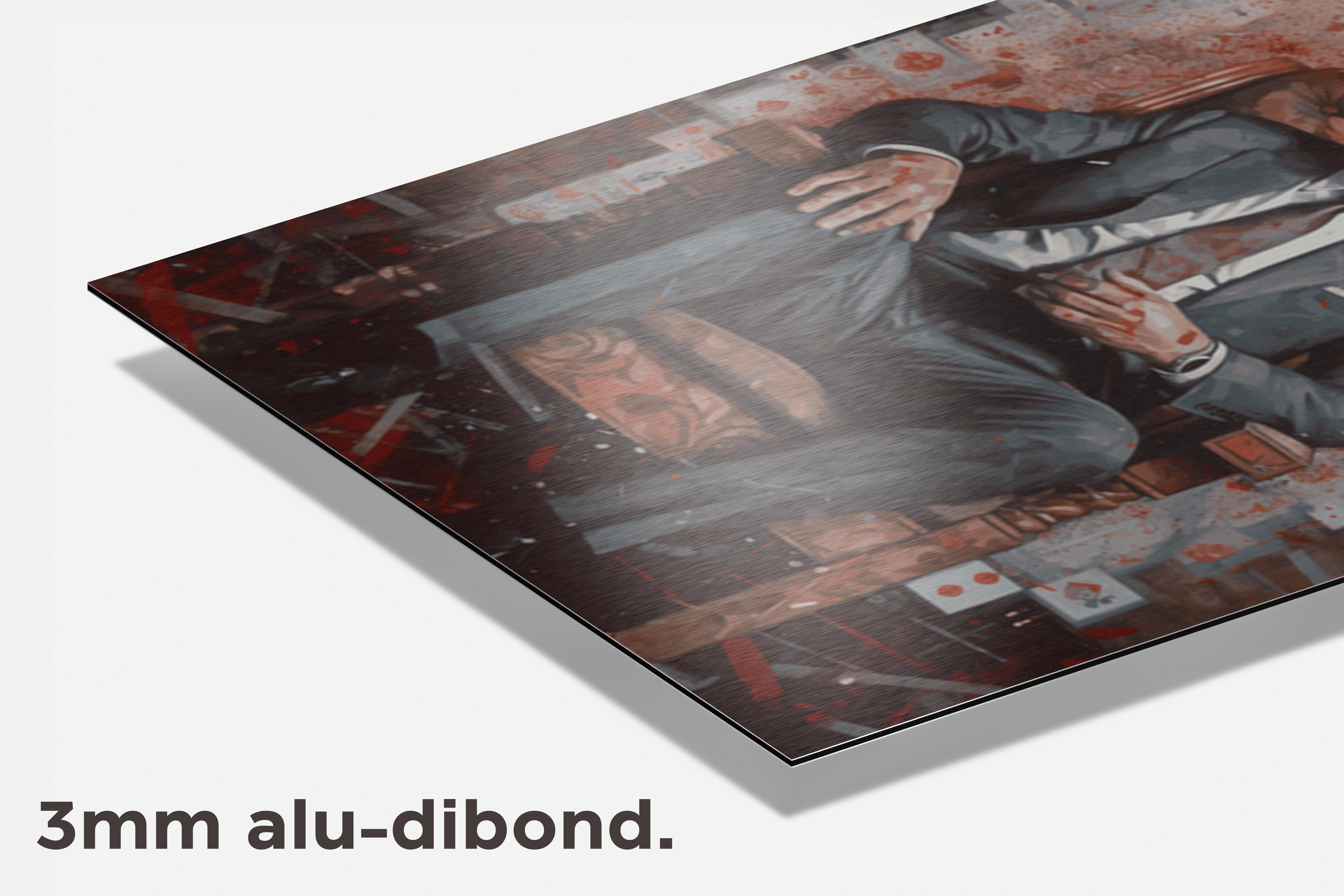 Frank Underwood House of Cards dibond detail