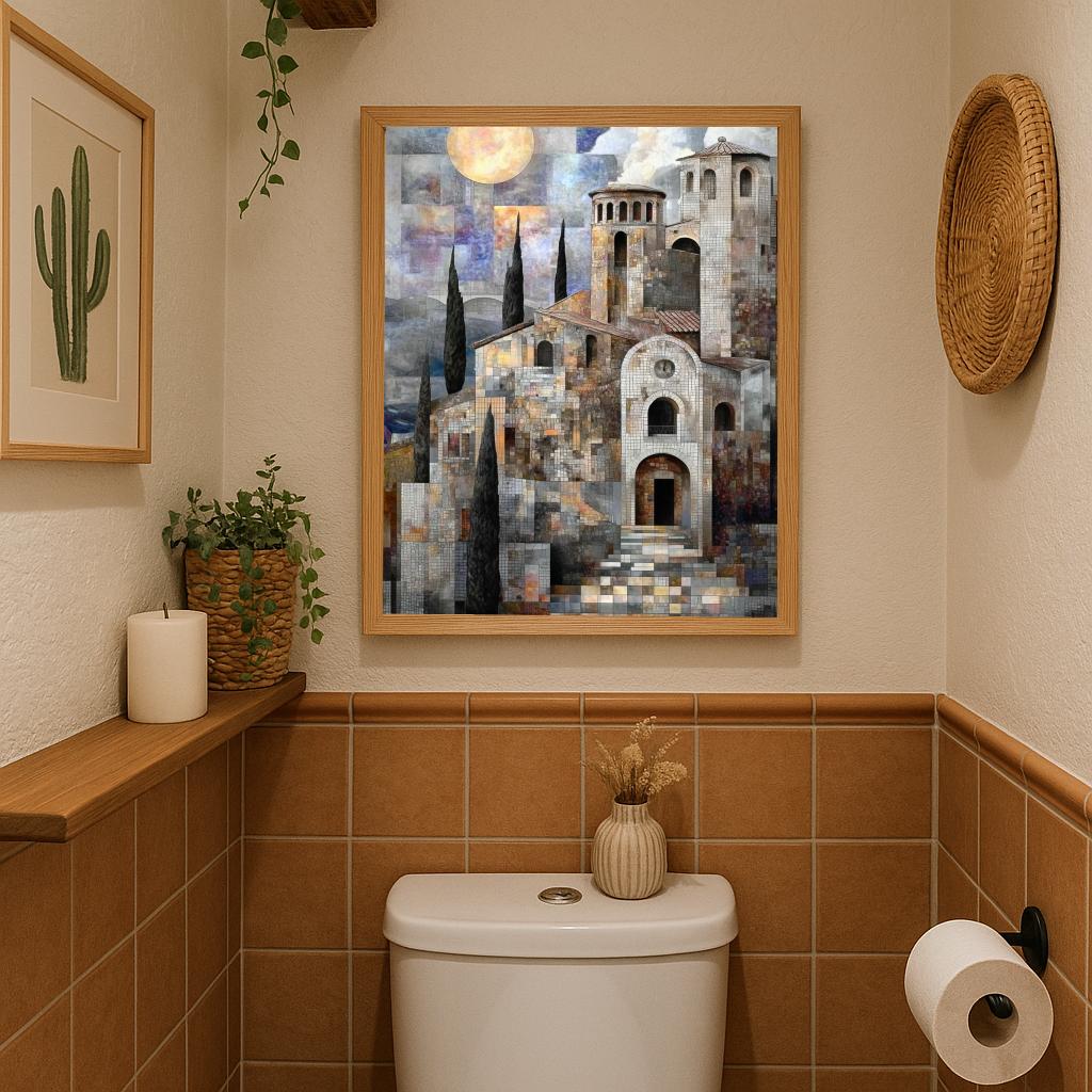 Greek CIty Cubism poster sfeerbeeld 2