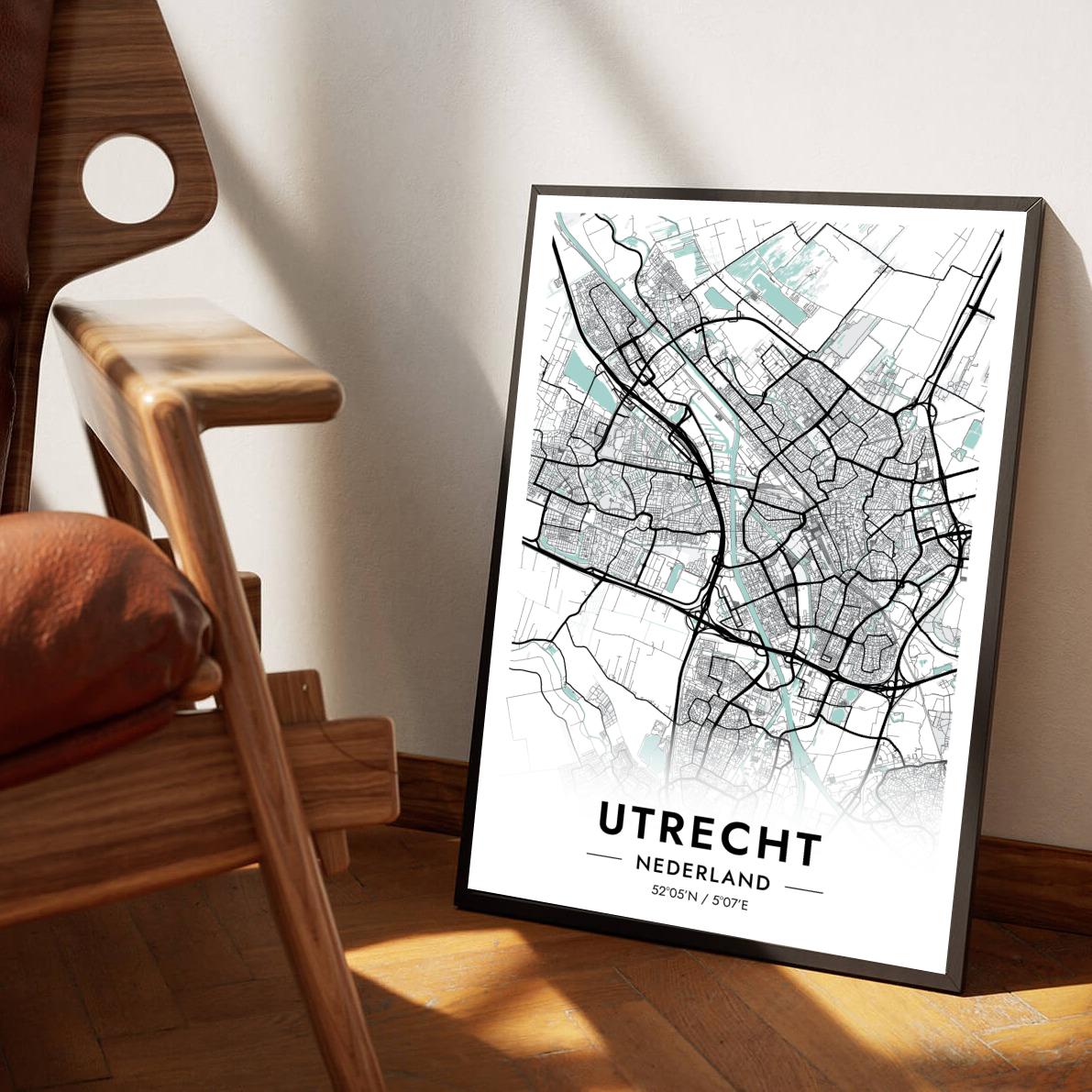 Utrecht Blauw poster sfeerbeeld 1