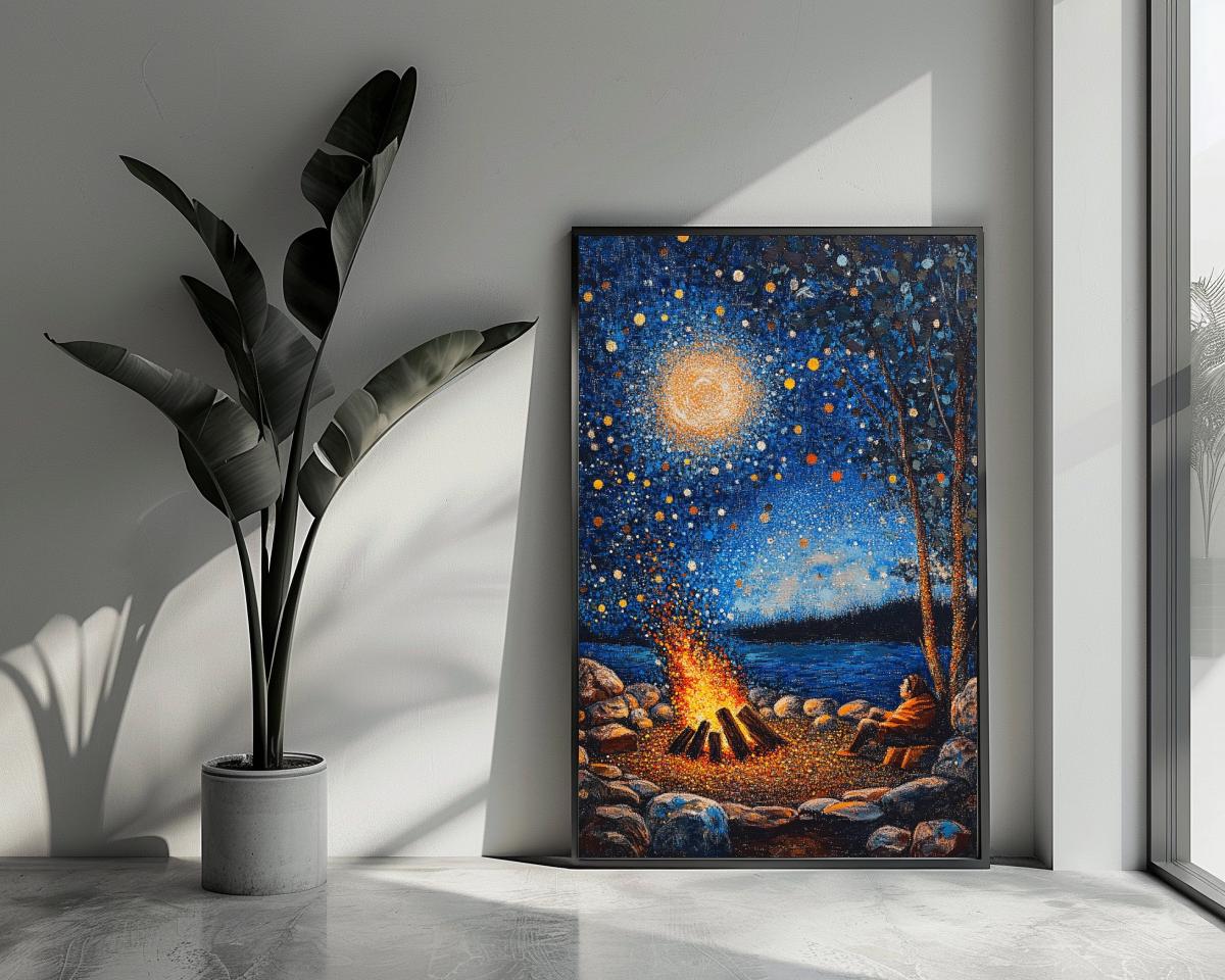 Campfire poster van 25 Artstreet