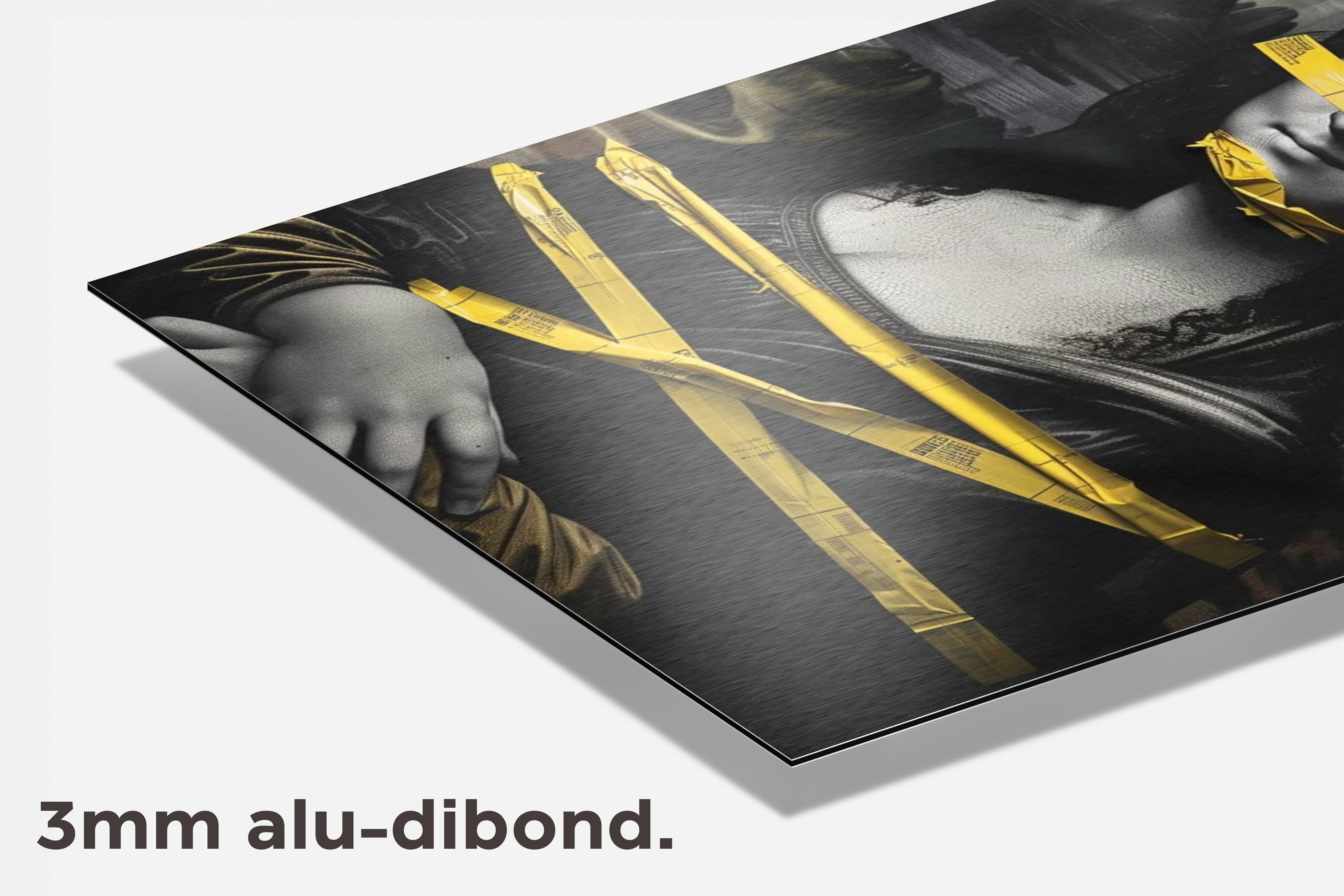 Mona Lisa Gele Tape dibond detail