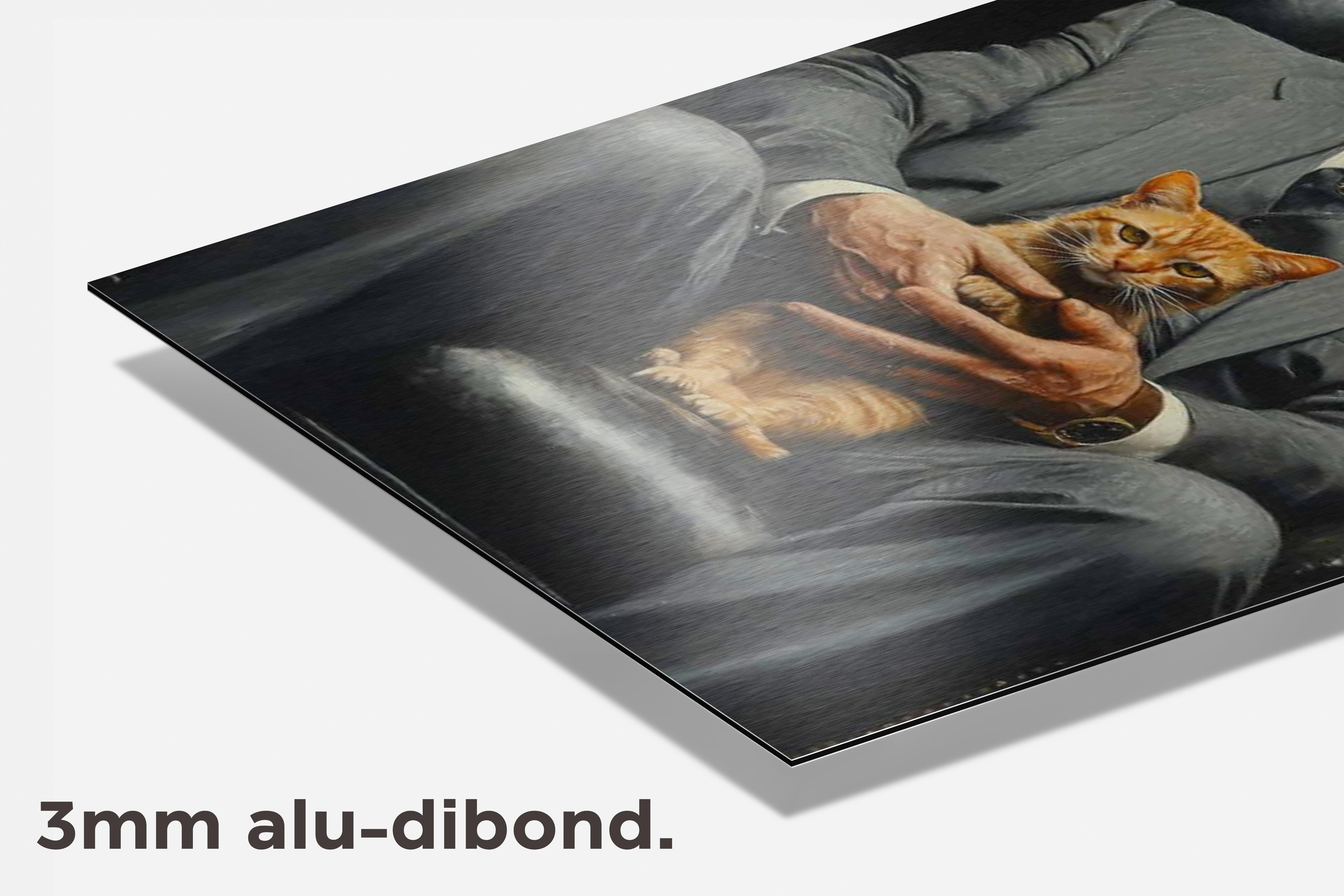 Professor X dibond detail