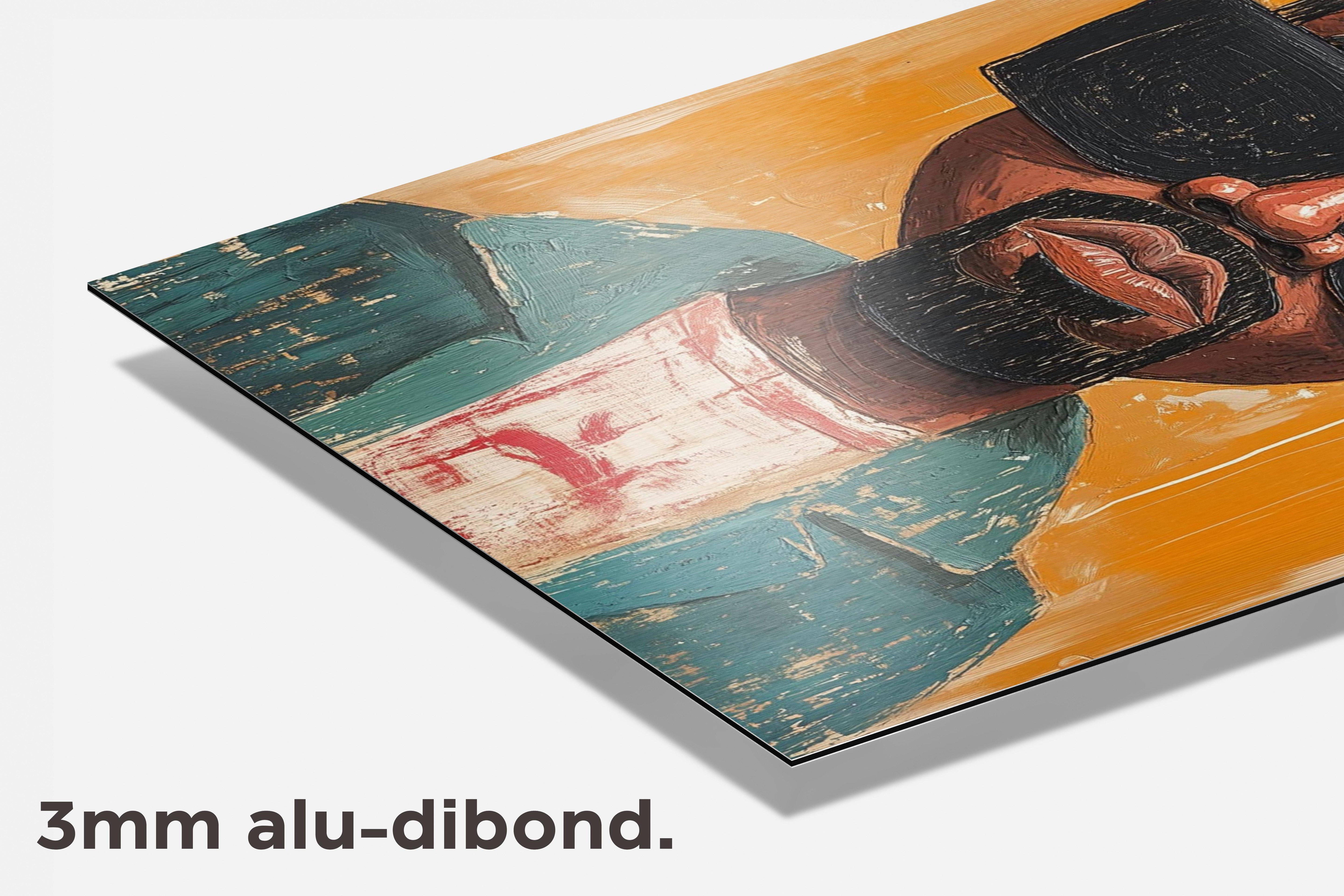 Kanye West dibond detail