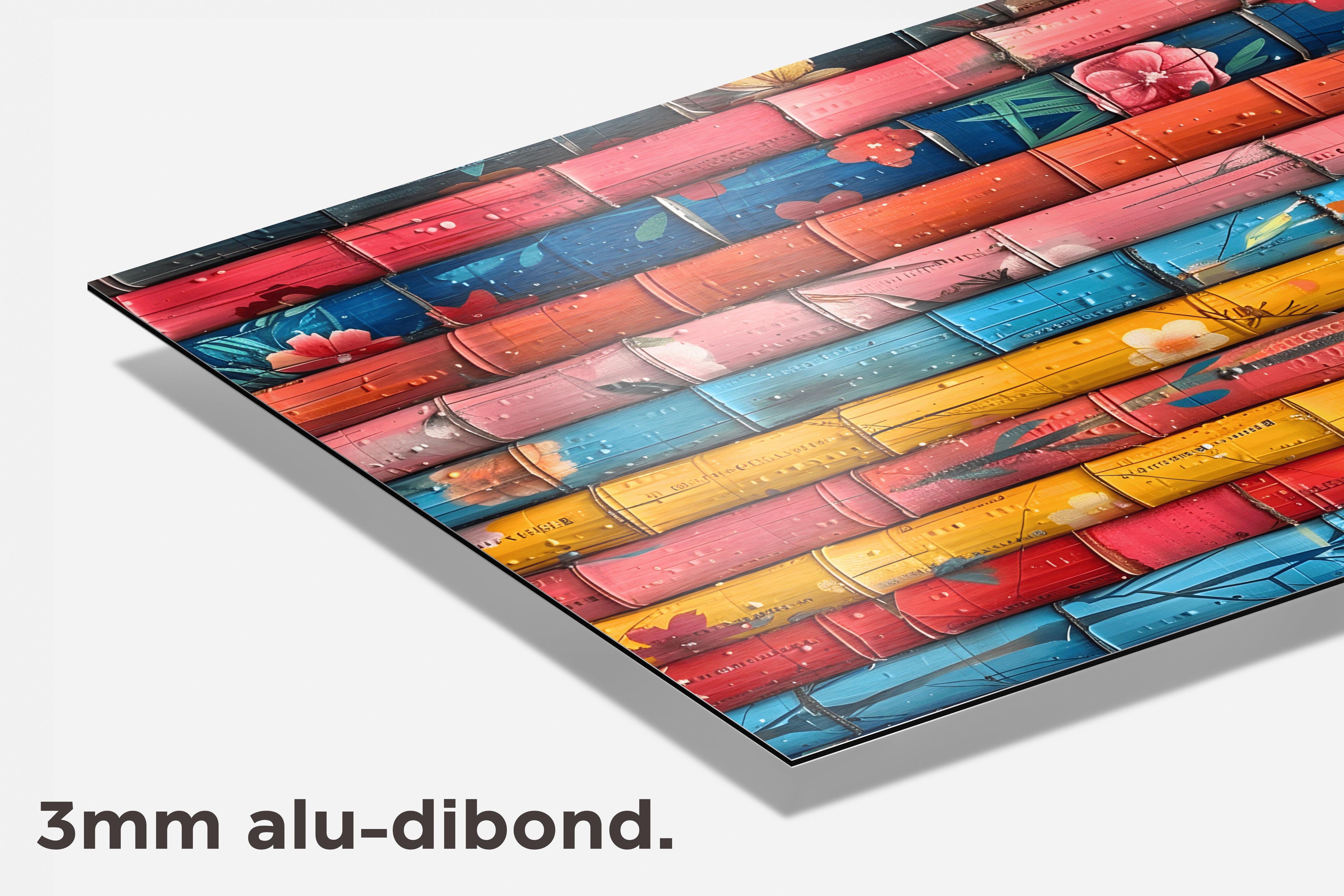 Bamboe dibond detail