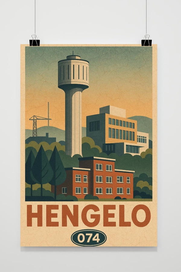Hengelo Vintage Poster