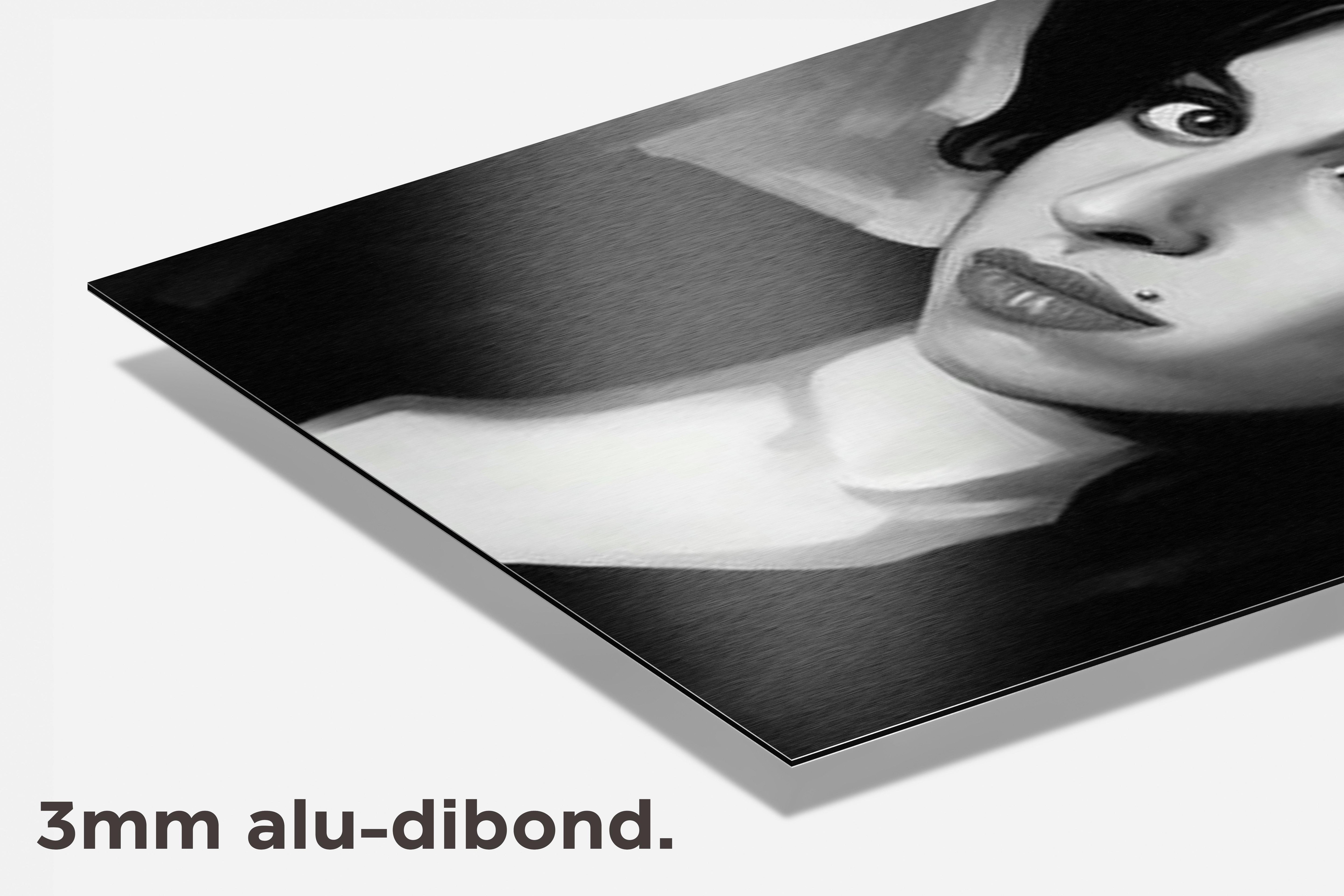 Amy Winehouse dibond detail