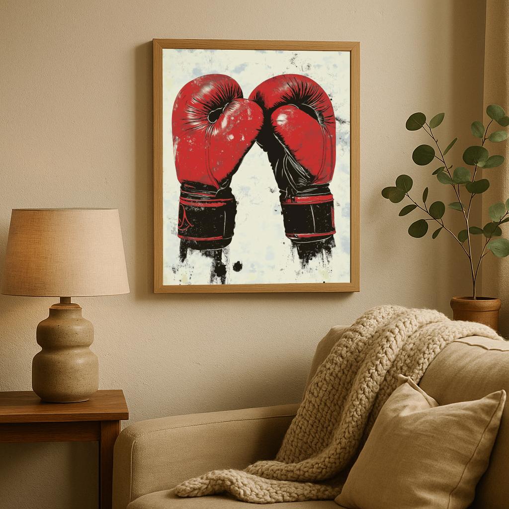 Boxing Vintage poster sfeerbeeld 2