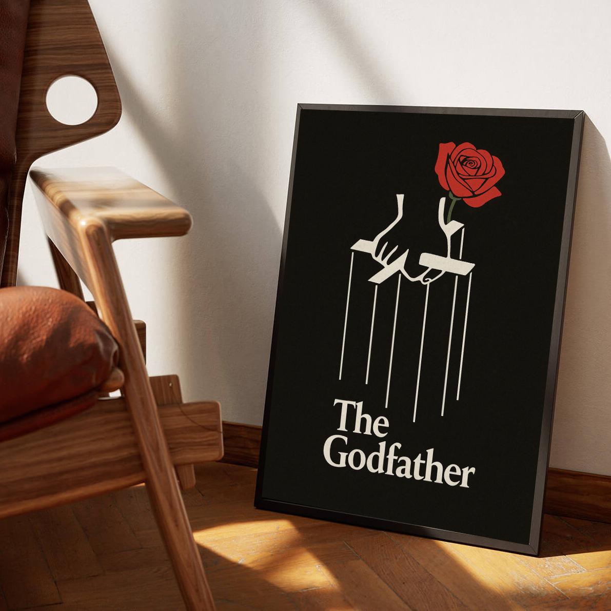 The Godfather Text Logo poster sfeerbeeld 3
