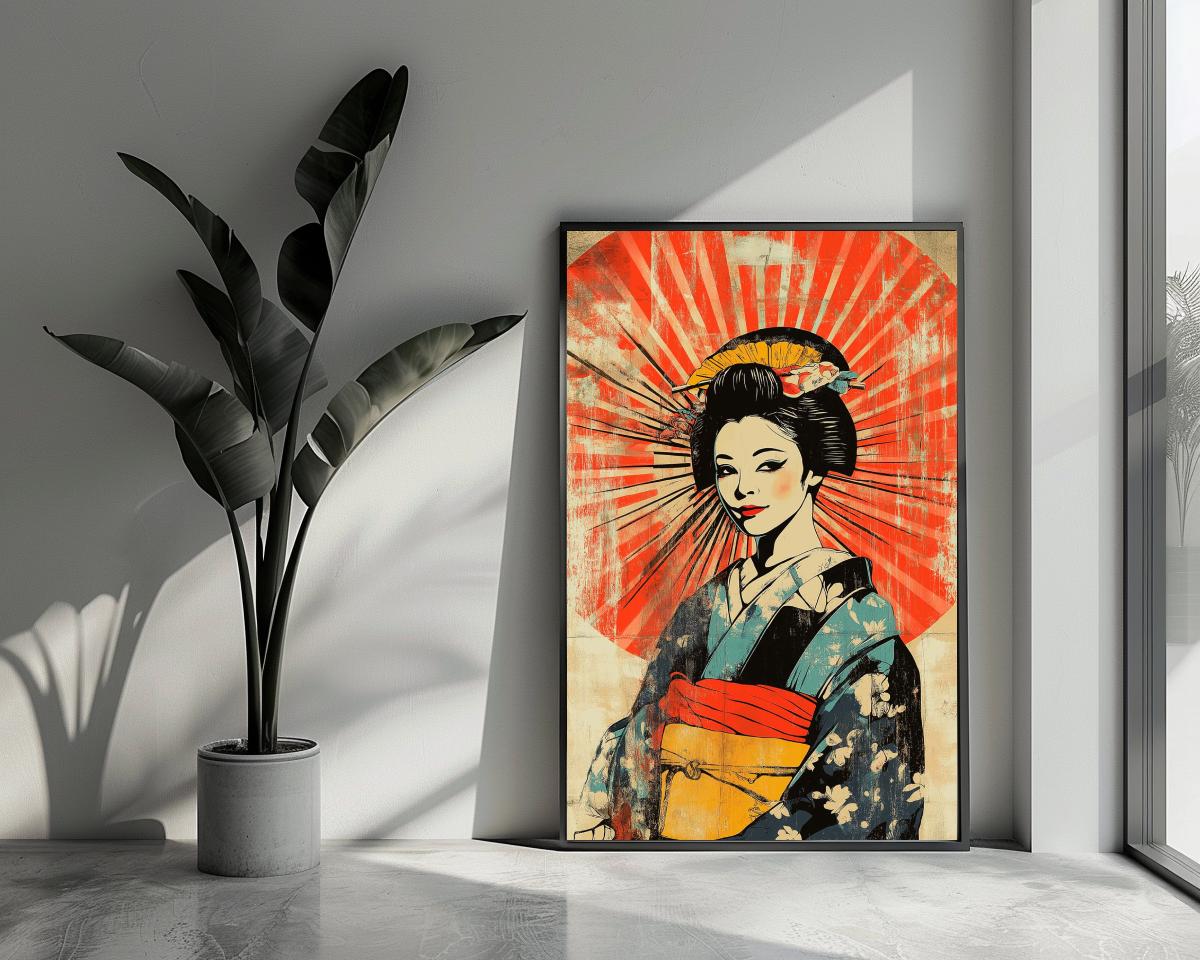 Geisha Vintage poster van 25 Artstreet