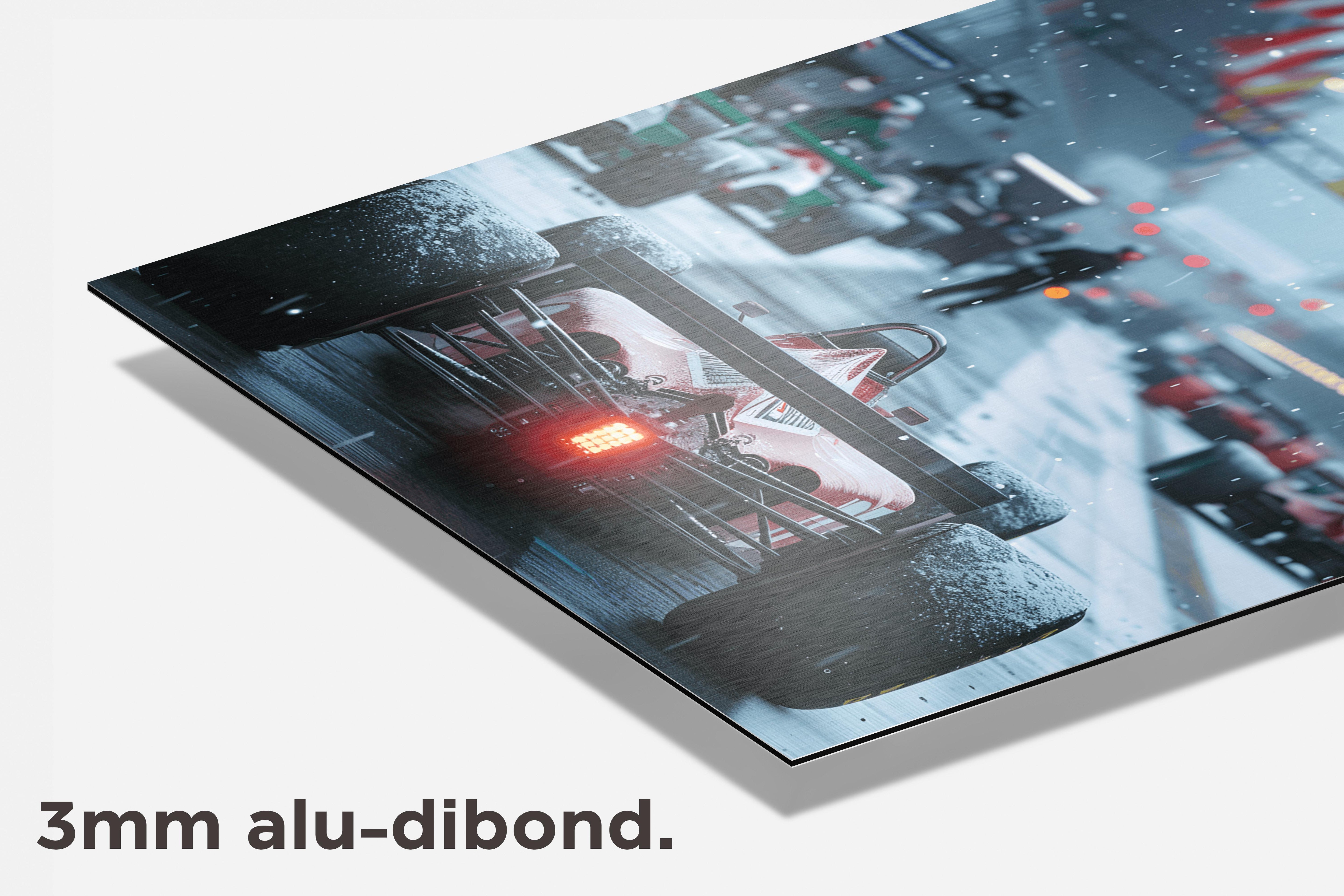 F1 Circuit dibond detail