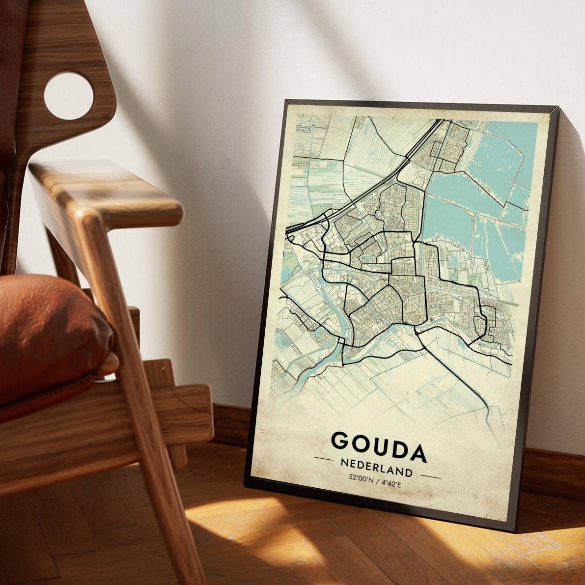 Gouda Vintage poster sfeerbeeld 1