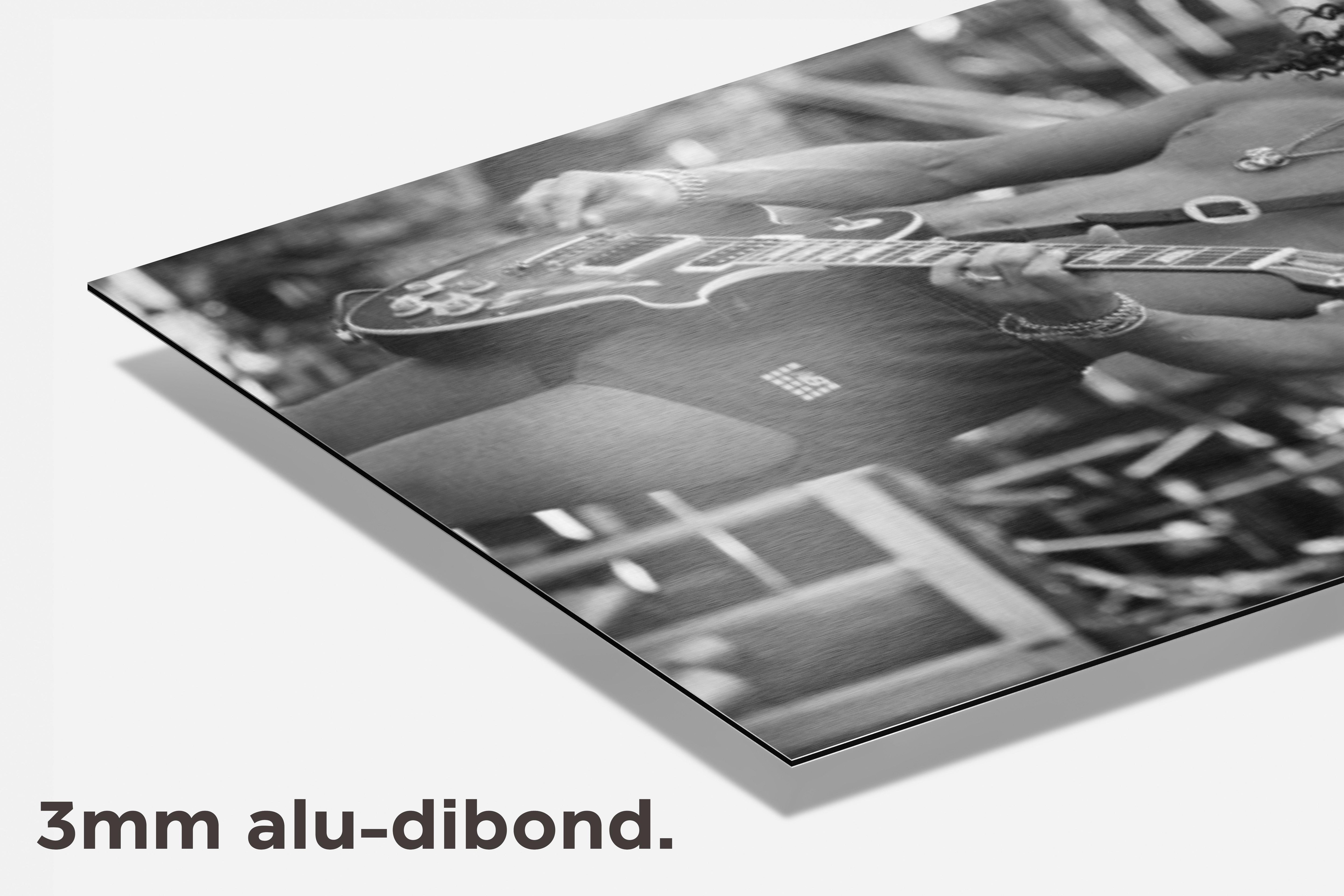 Slash Guns N' Roses dibond detail