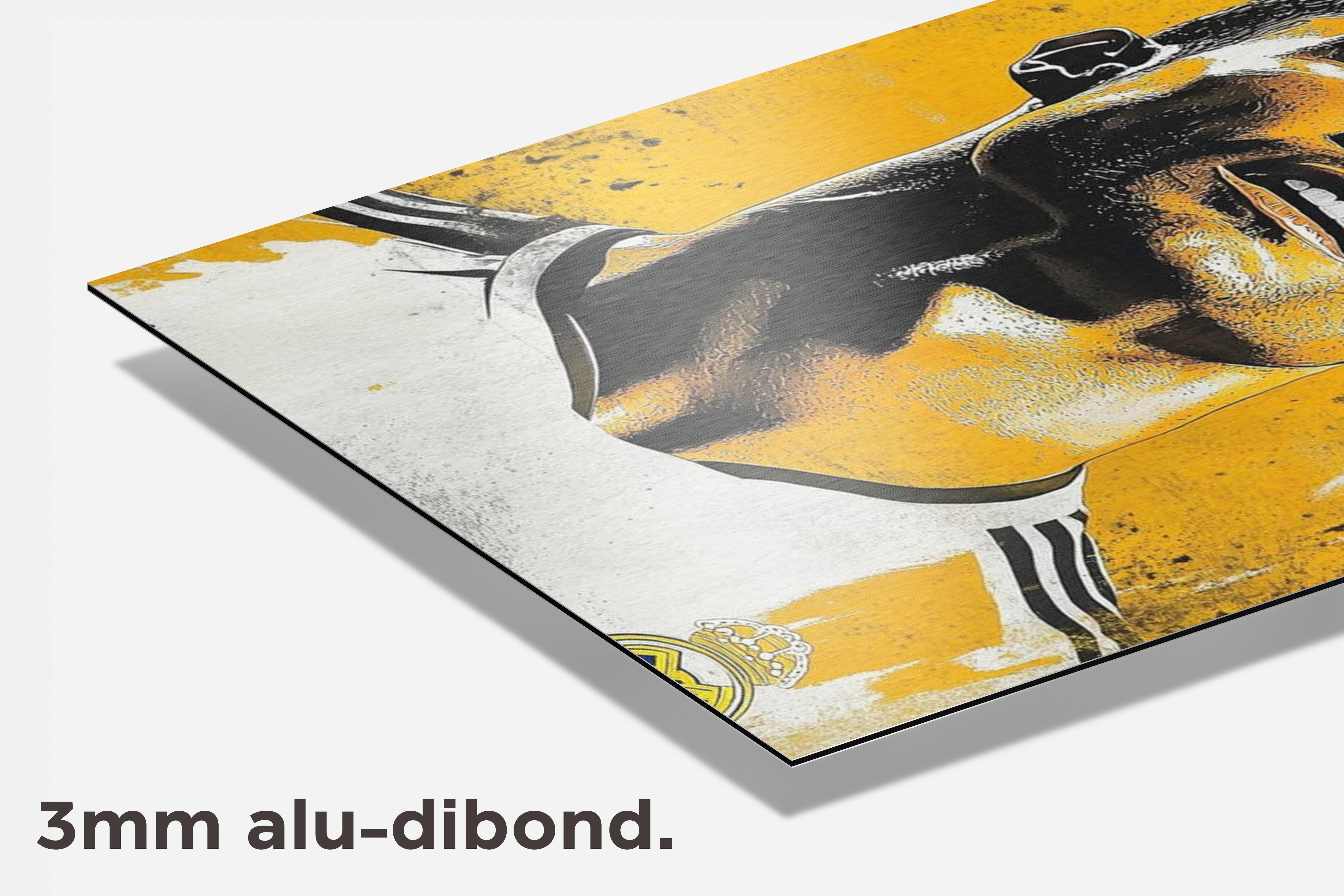 Cristiano Ronaldo dibond detail