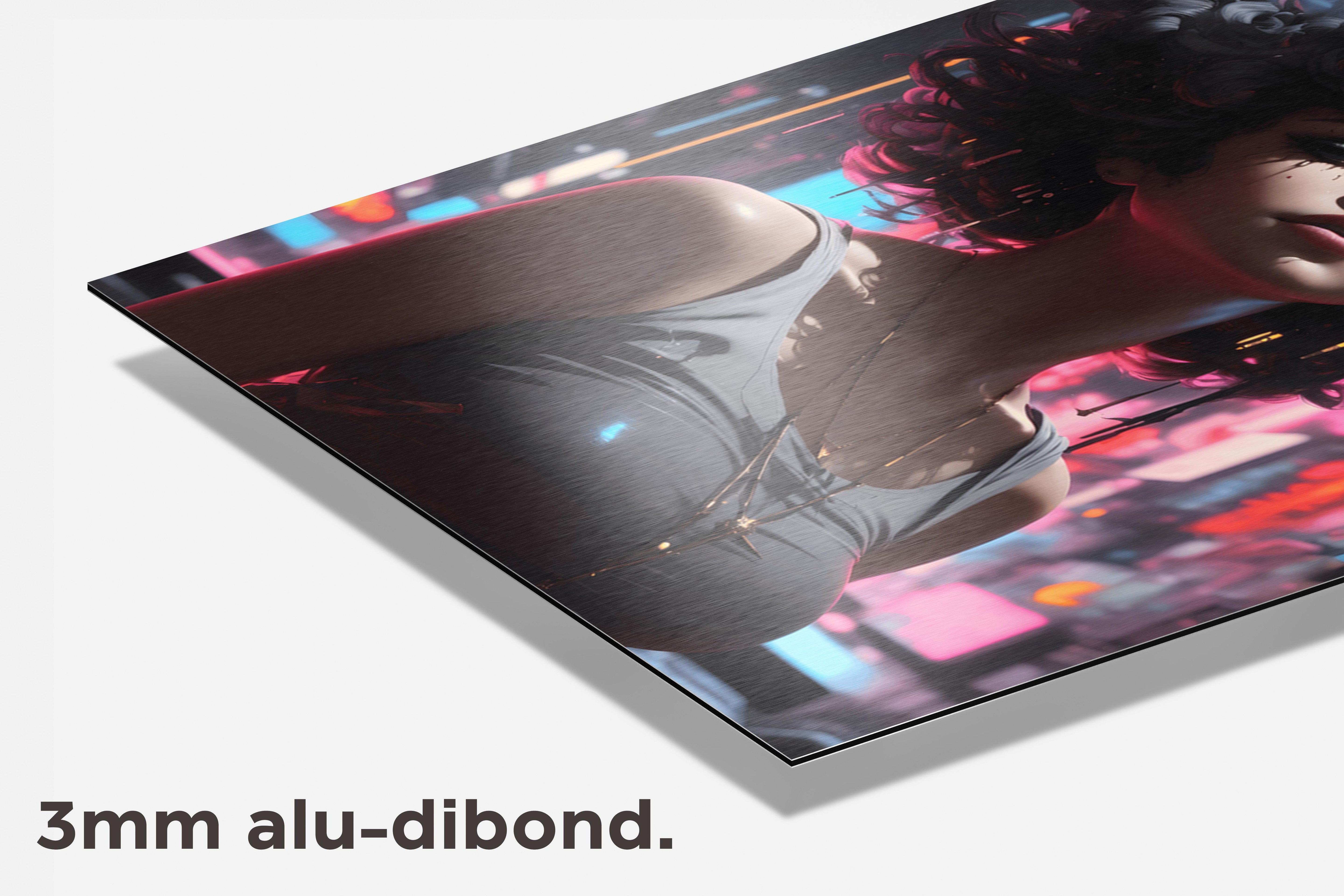Anime in the City dibond detail