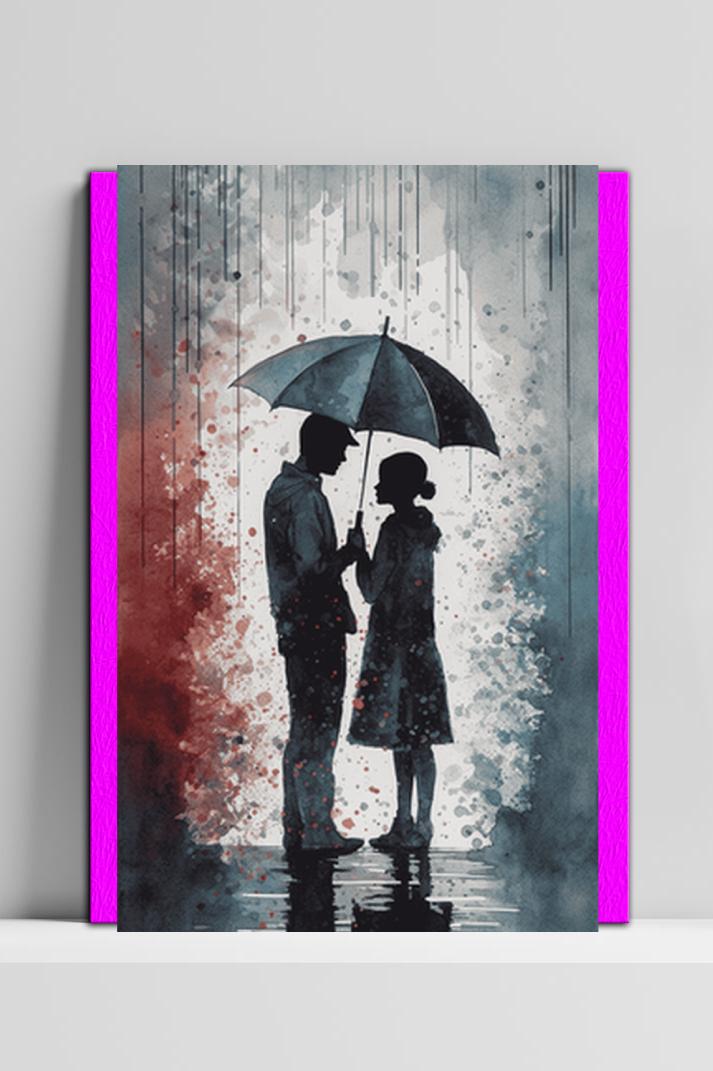 Koppel poster op 3mm aluminium dibond