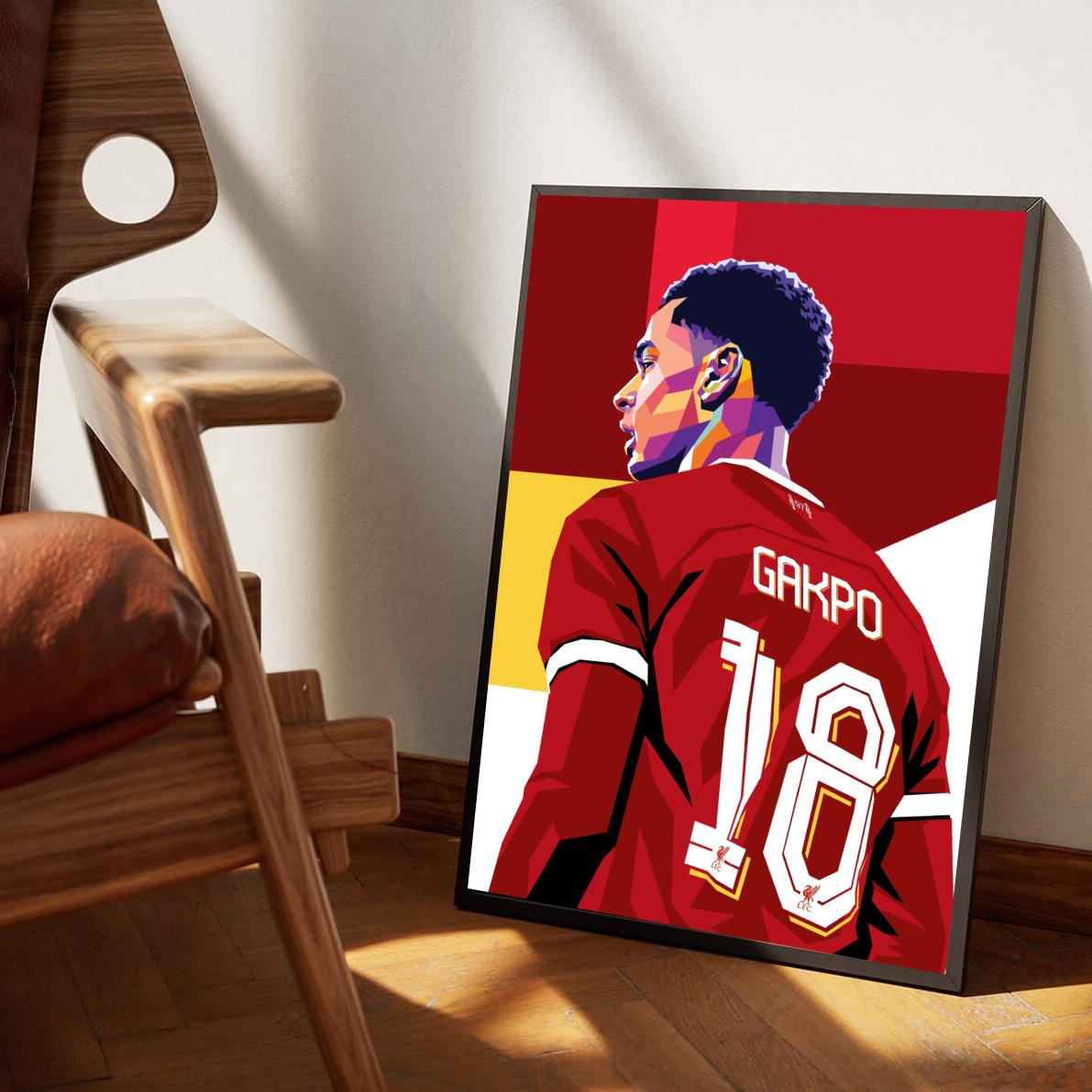 Cody Gakpo Pop Art poster sfeerbeeld 1