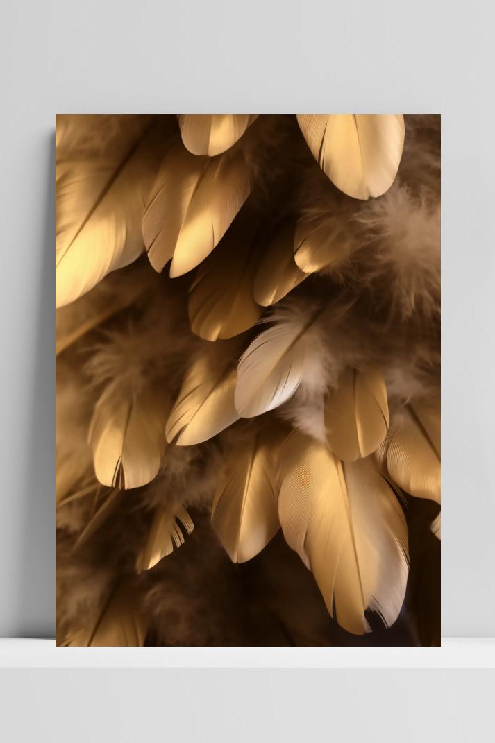 Veertjes op 3mm aluminium dibond