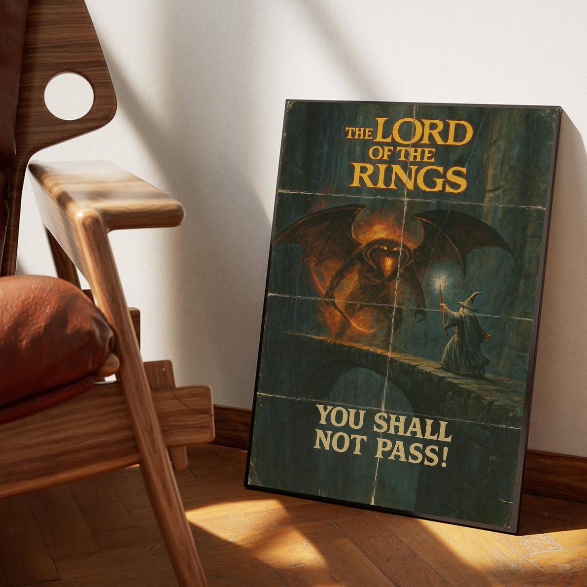 The Lord Of The Rings Art Quote poster sfeerbeeld 1