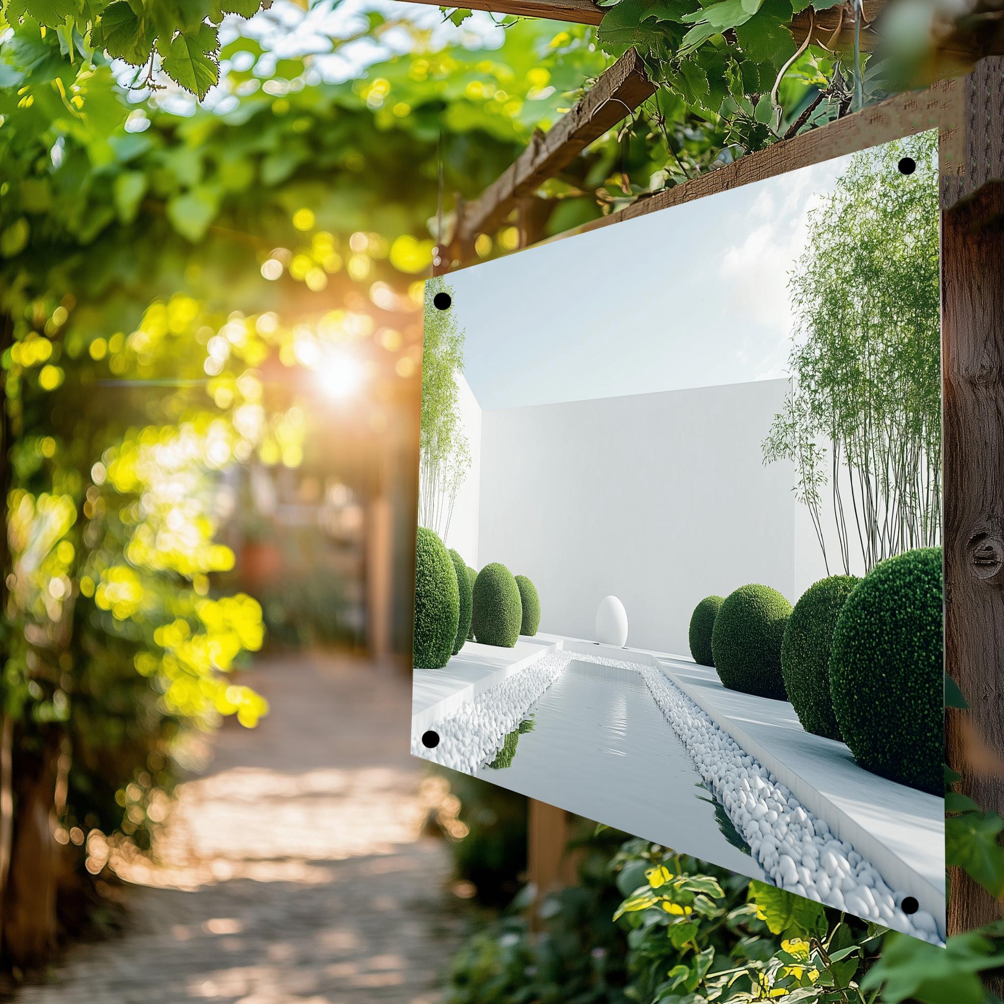 Tuinposter Minimalistisch sfeerbeeld 4