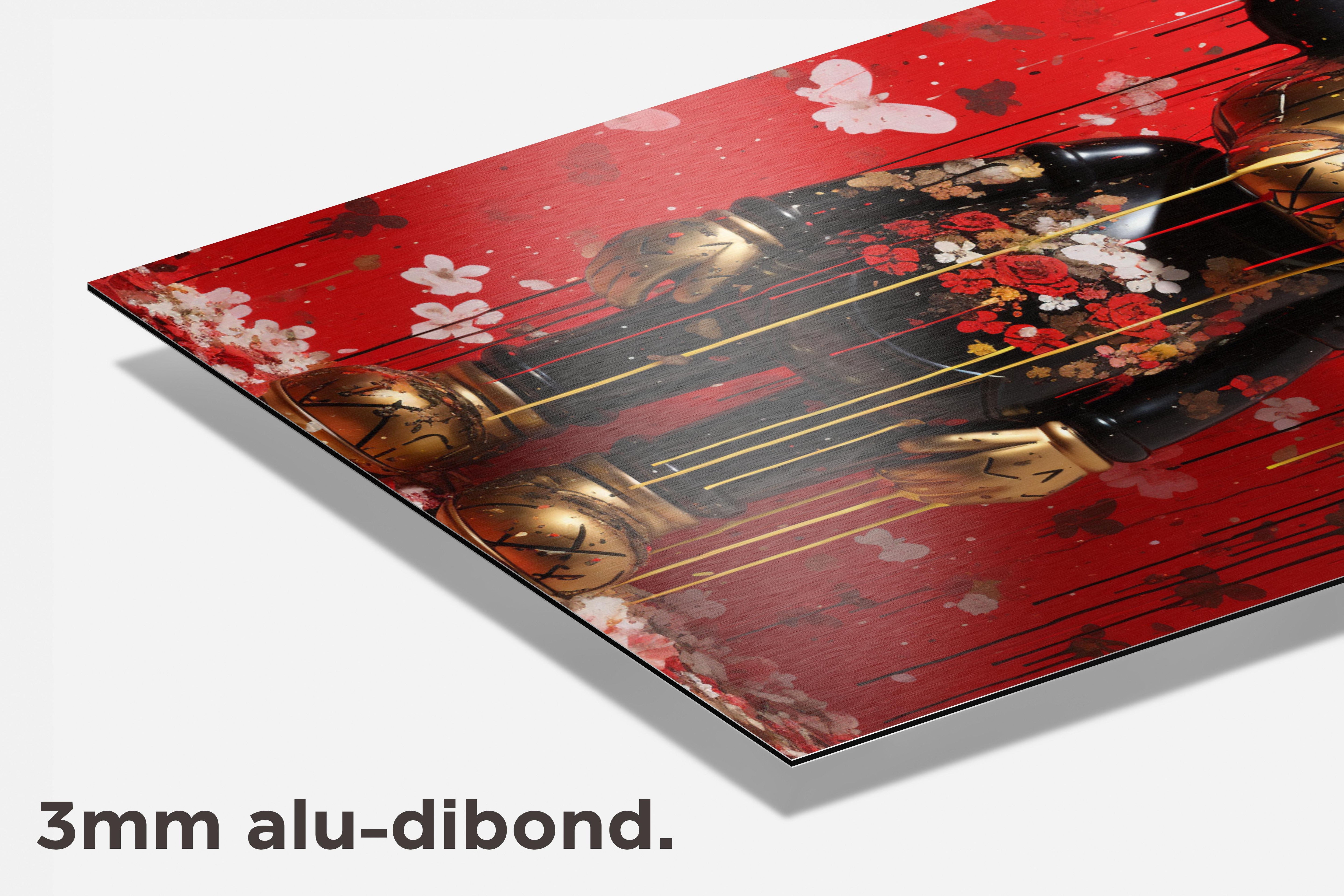 Muis Pop Rood dibond detail
