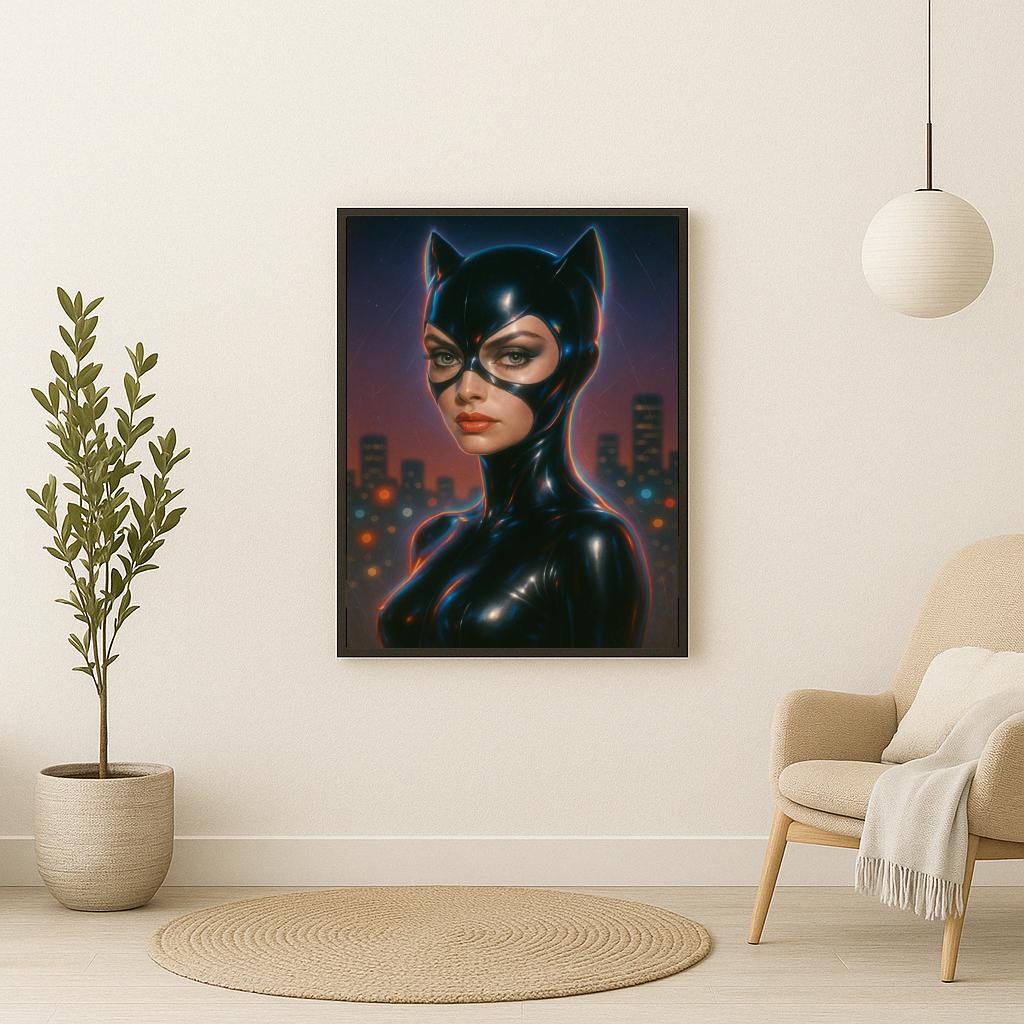 Catwoman Vintage poster sfeerbeeld 2