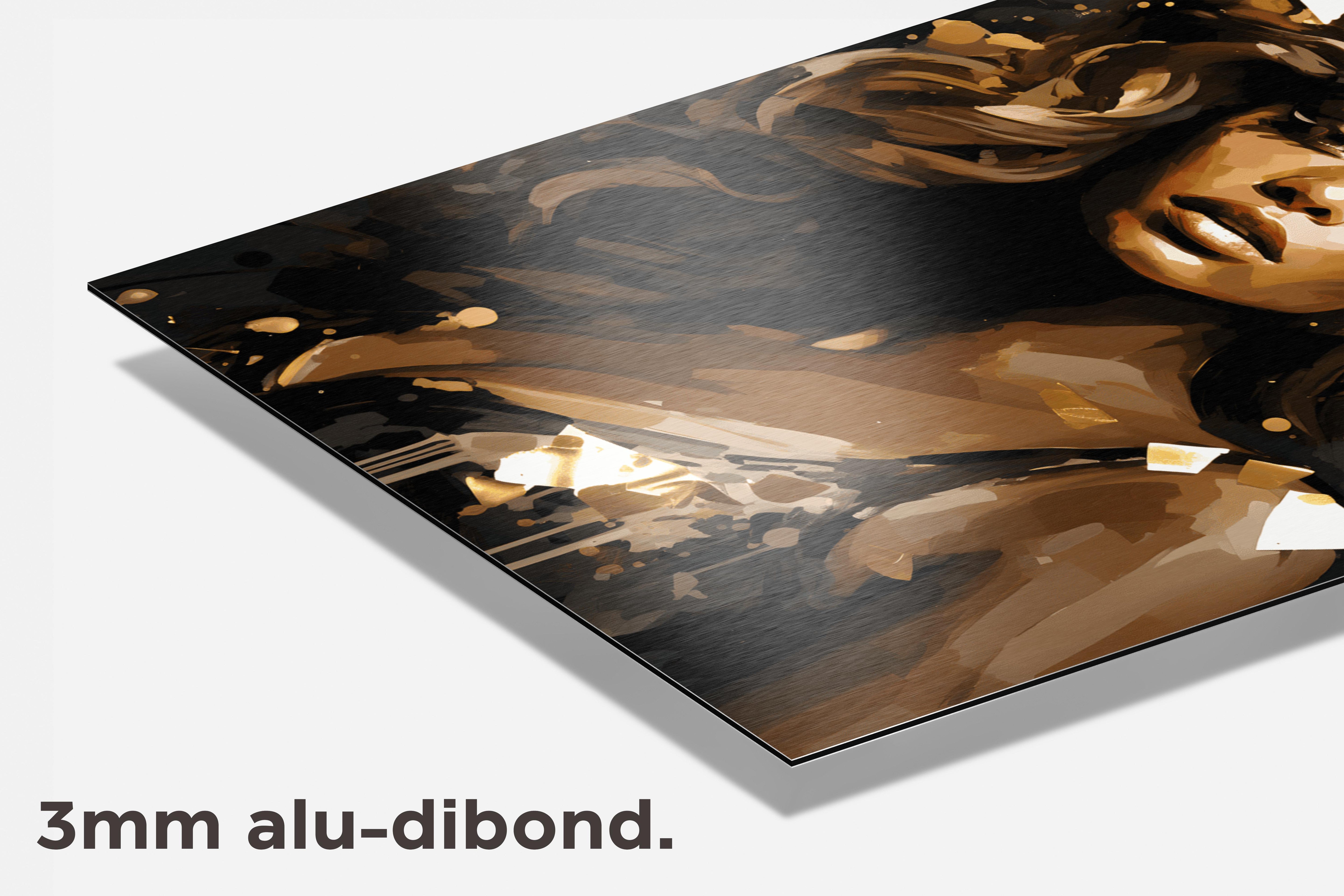 Beyonce Goud dibond detail