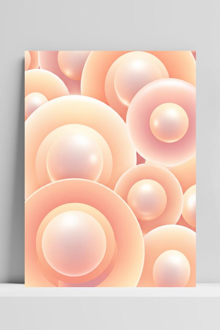 Circle Abstract poster van 25 Artstreet