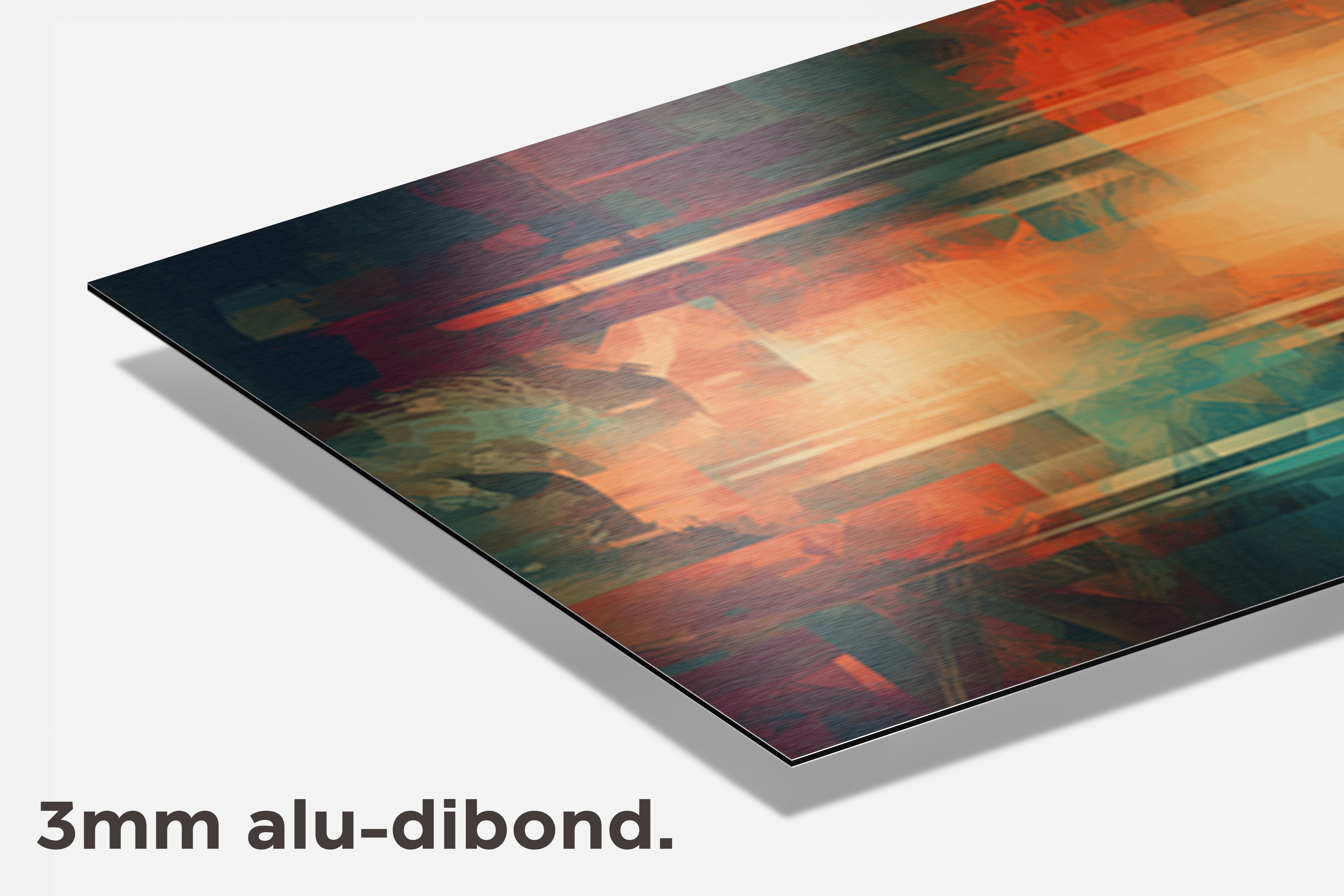 Vintage Abstract dibond detail