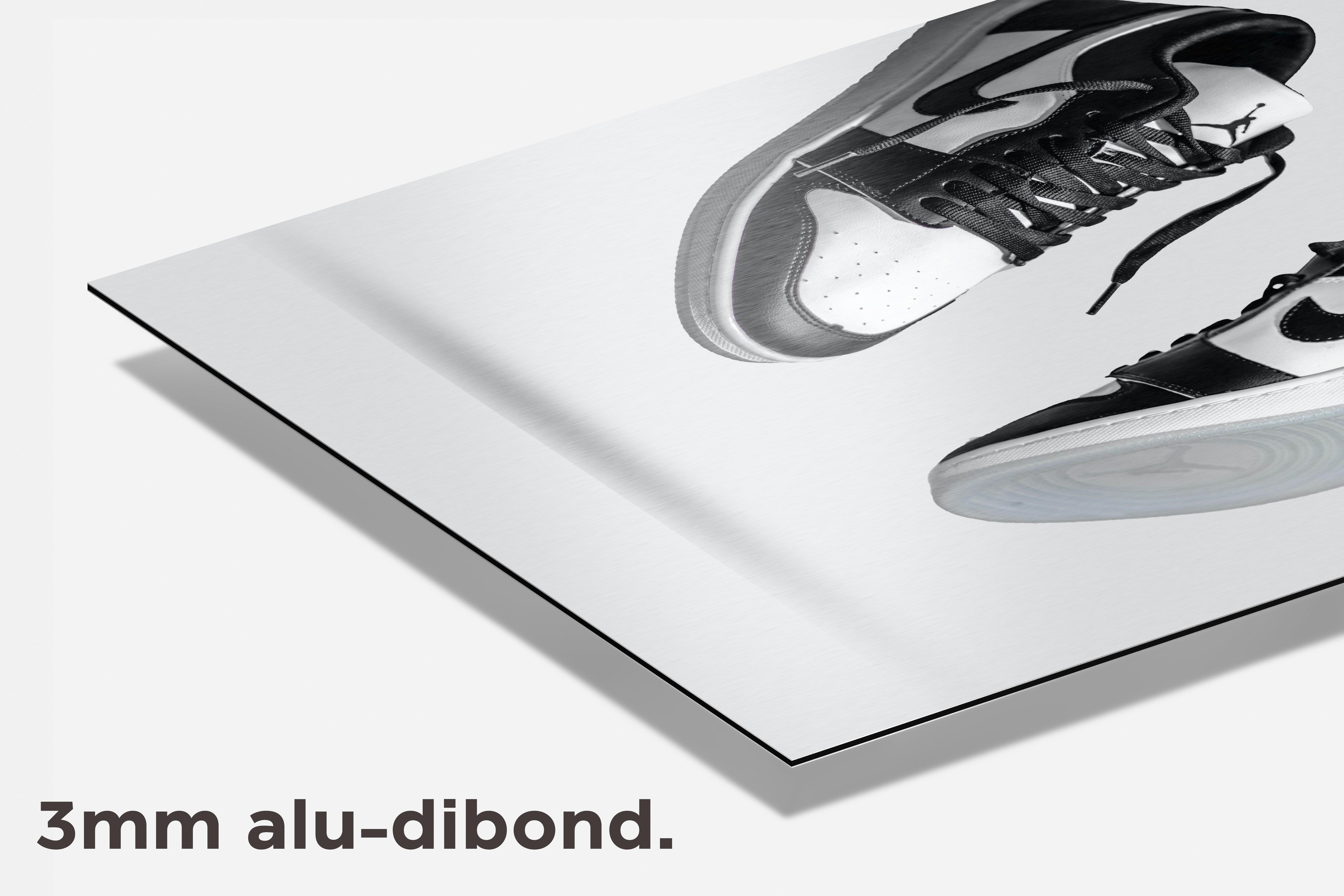 Nike Jordans dibond detail