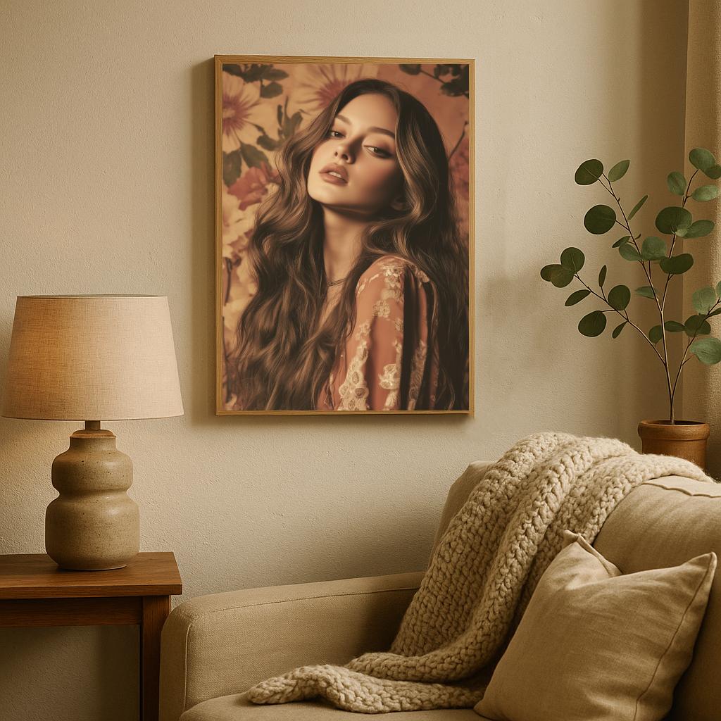 Vintage Girl poster sfeerbeeld 2