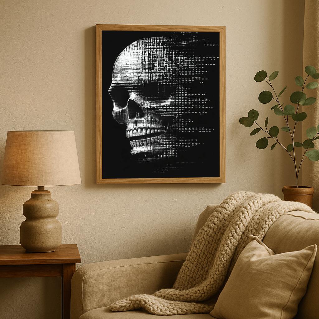 Skull B&W poster sfeerbeeld 1