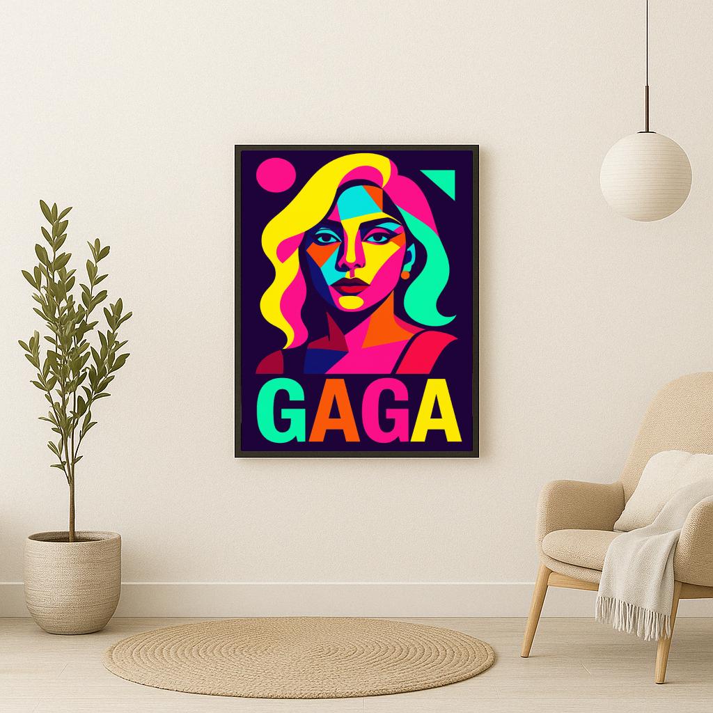 Lady Gaga Pop Art poster sfeerbeeld 2