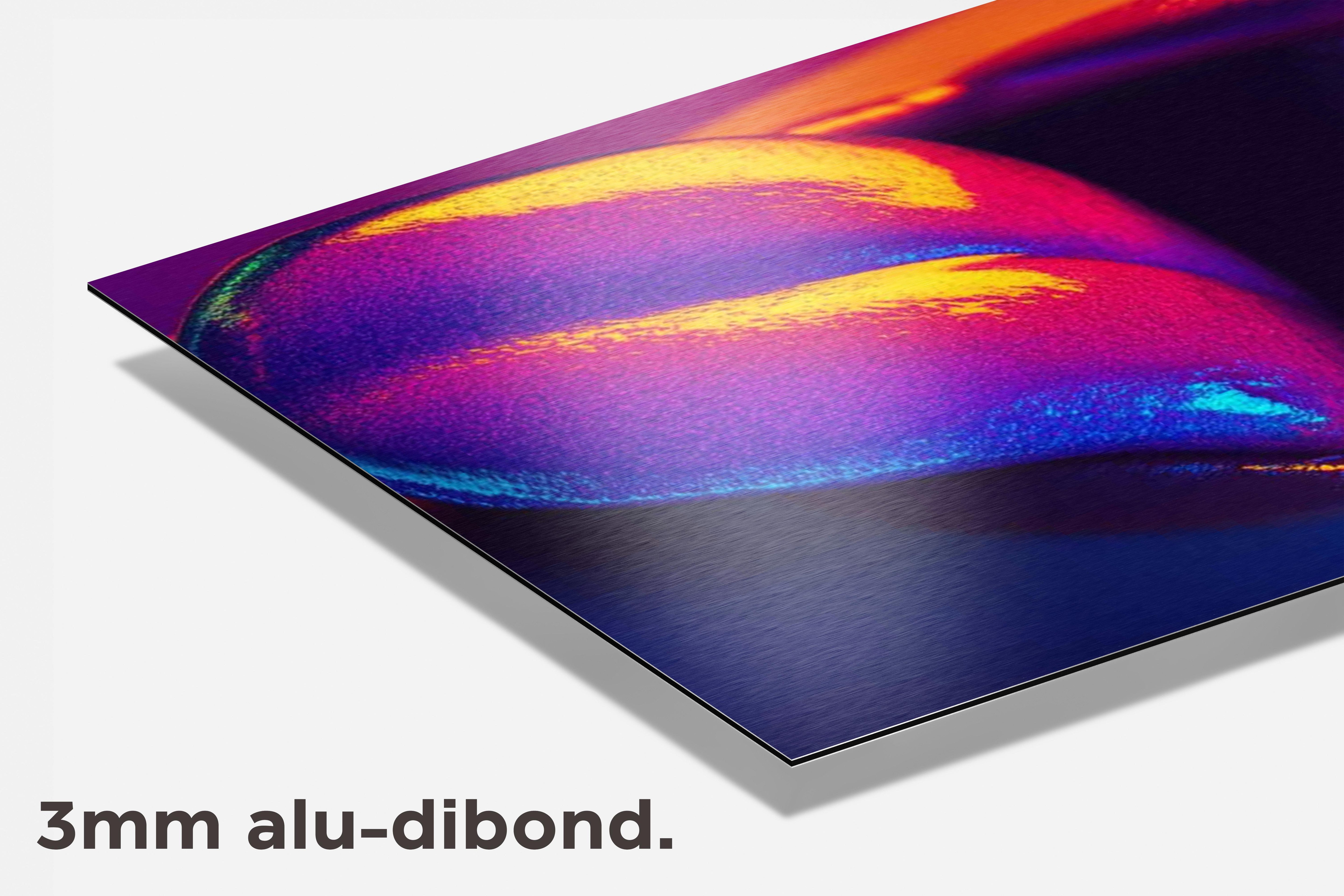 Tong Neon dibond detail