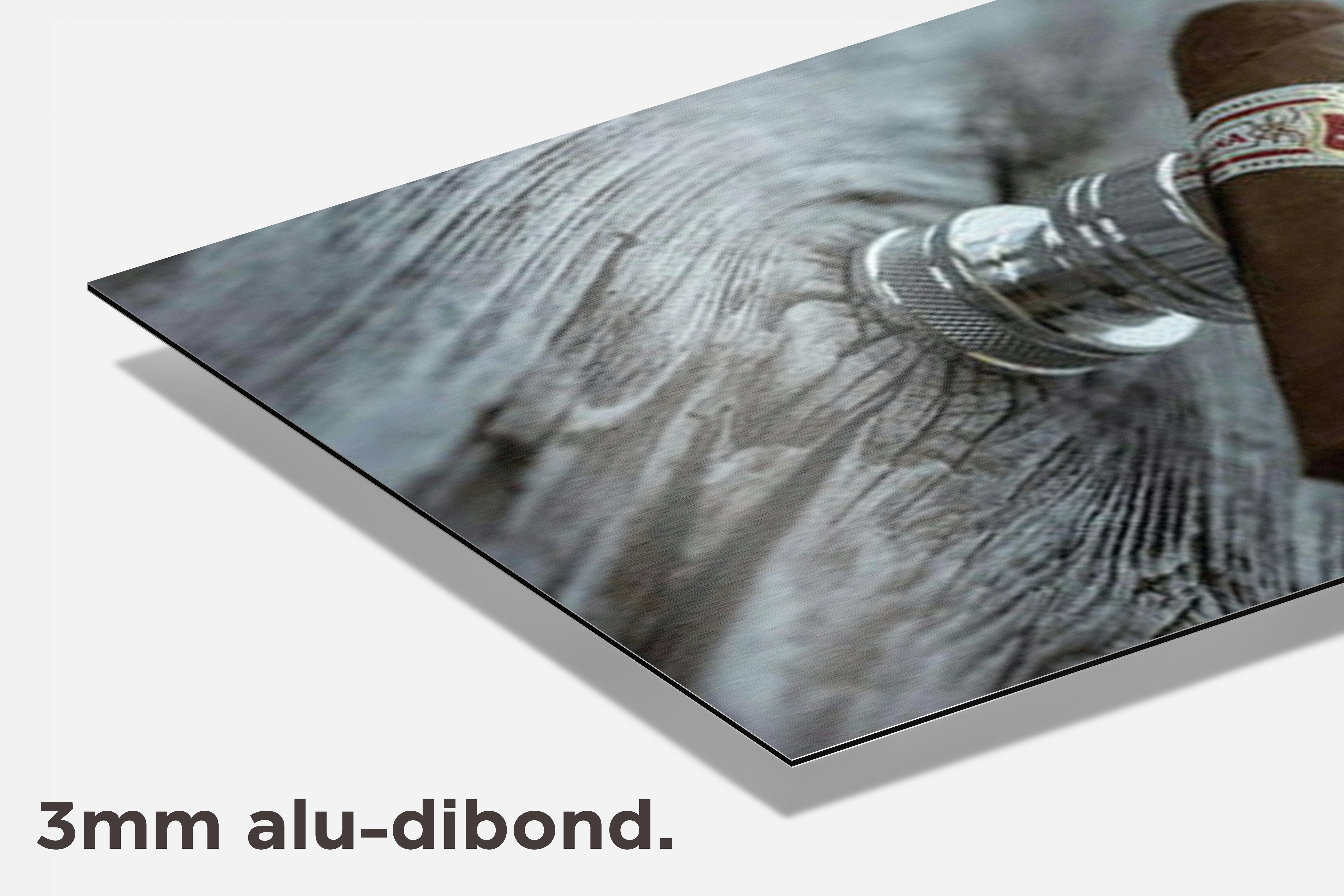 Cubaanse Sigaar dibond detail
