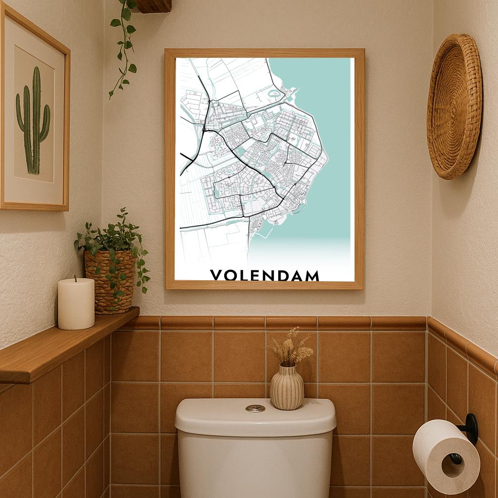 Volendam Blauw poster sfeerbeeld 3
